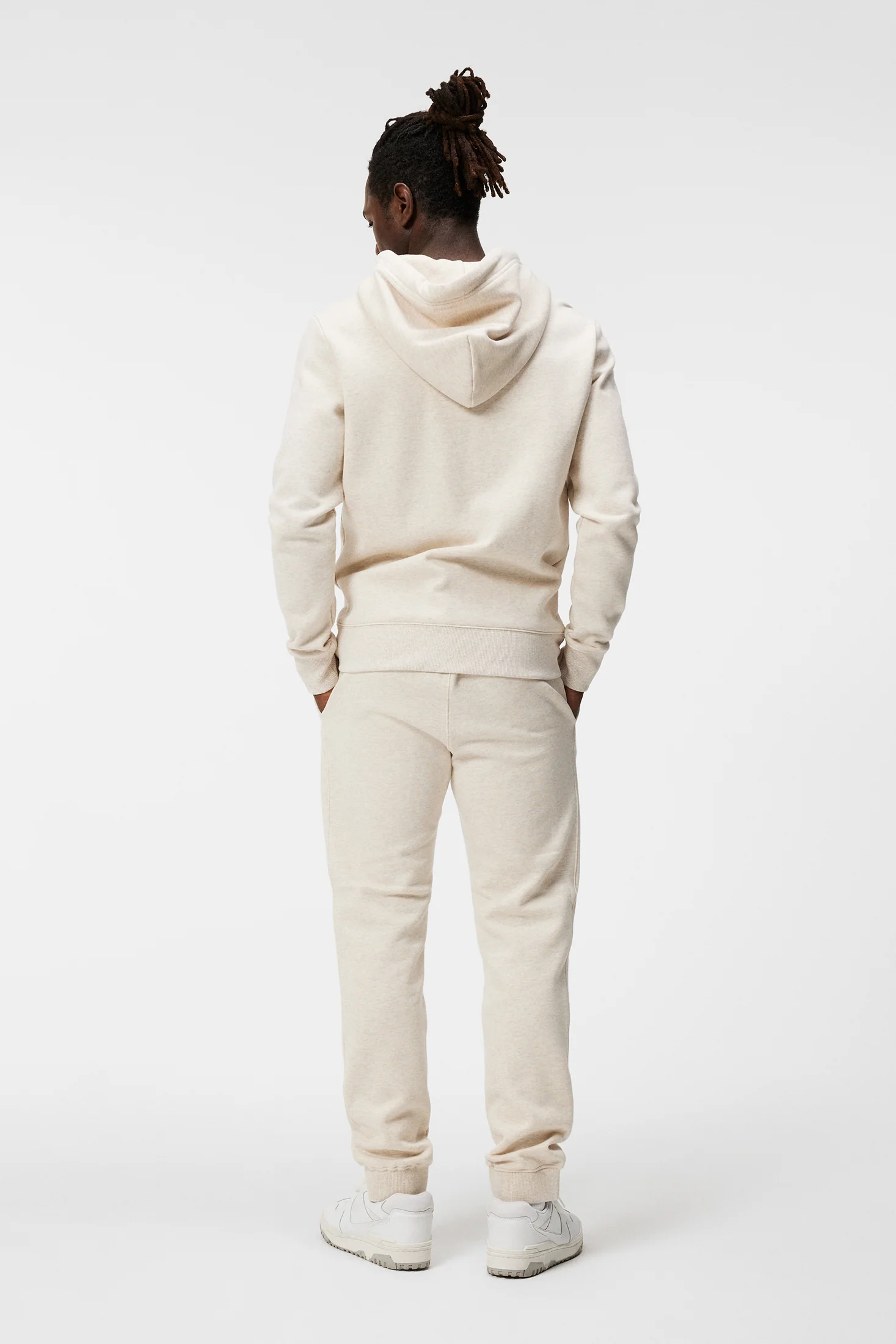 Alpha Zip Hood / Beige Melange - Image 3