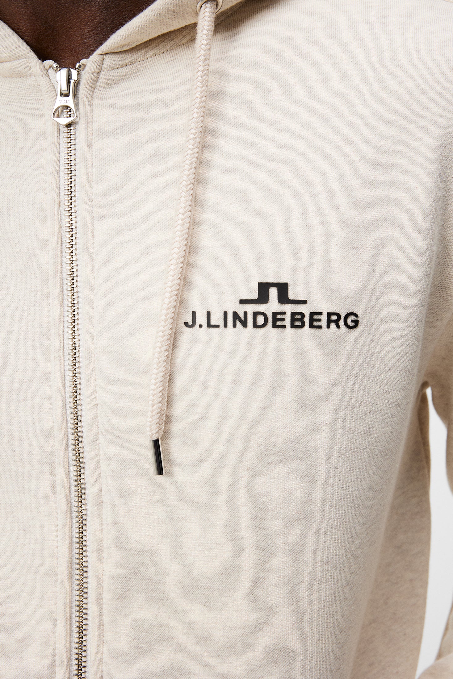 Alpha Zip Hood / Beige Melange - Image 6