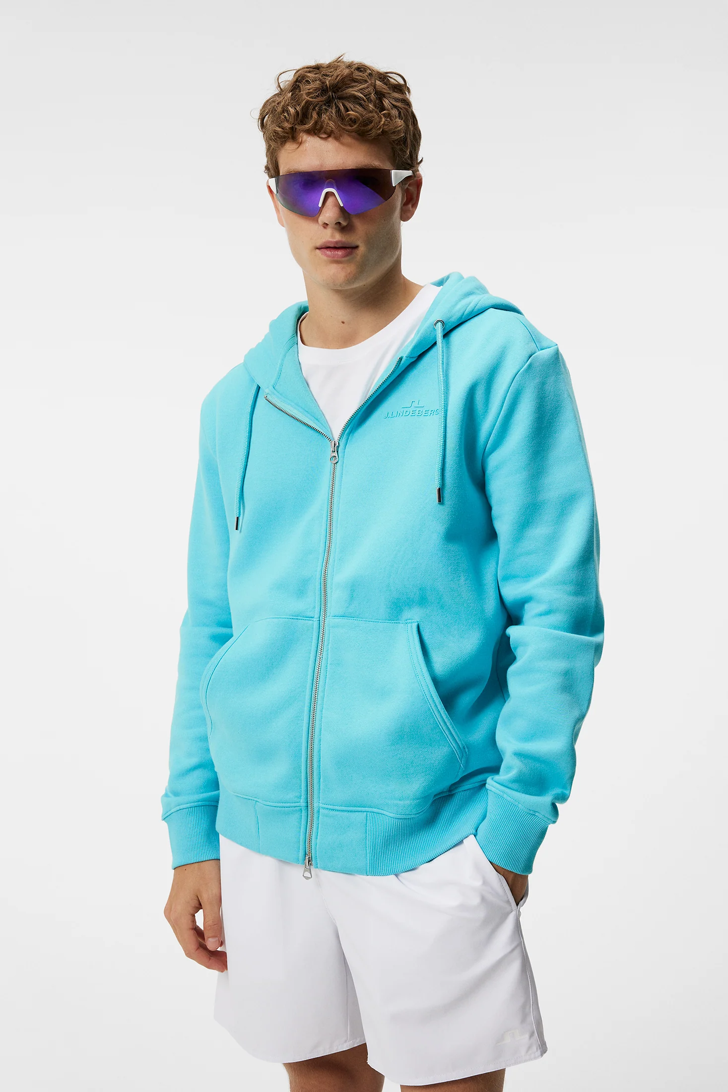 Alpha Zip Hood / Blue Curacao - Image 2