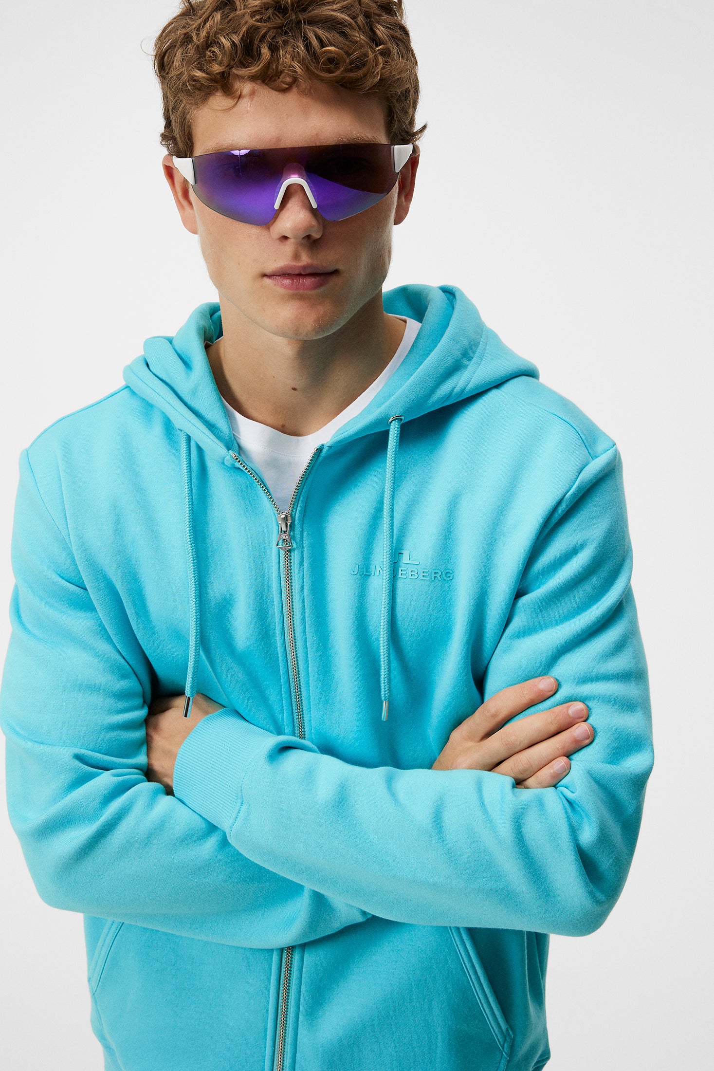 Alpha Zip Hood / Blue Curacao - Image 5