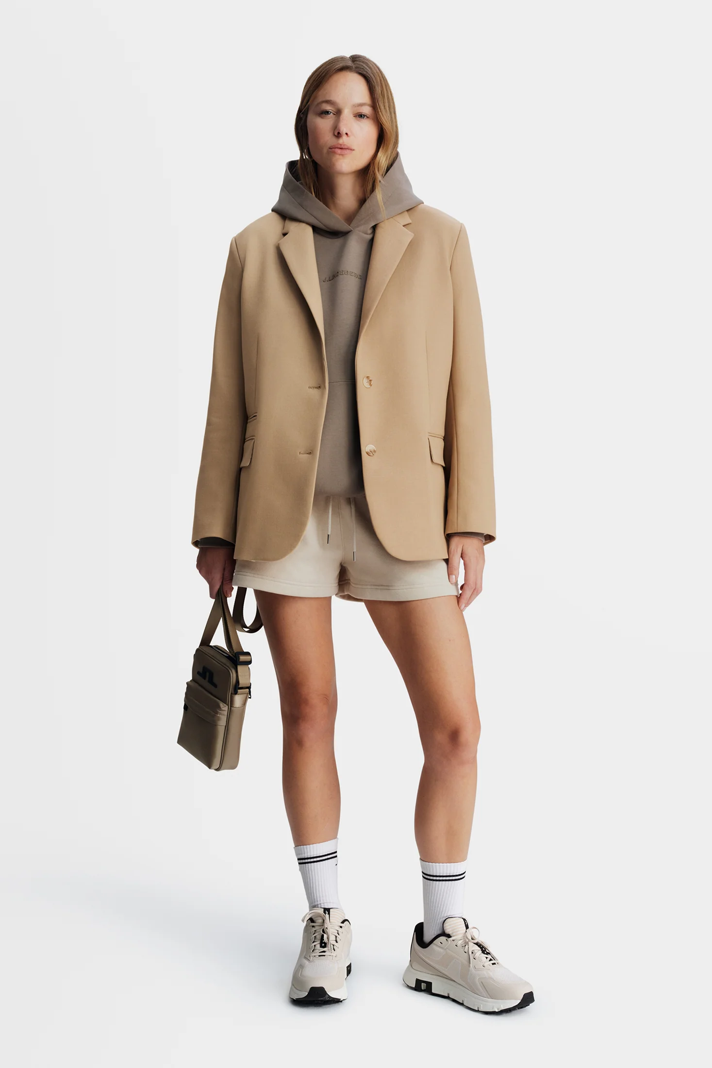 Amanda Compact Stretch Blazer / Brindle - Image 5