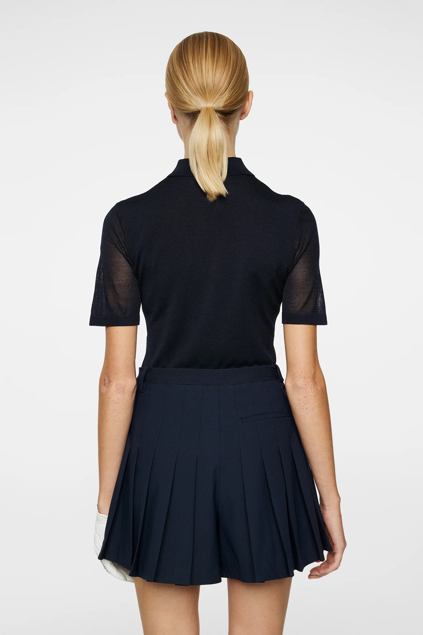 Amandine Knitted Polo / JL Navy - Image 3