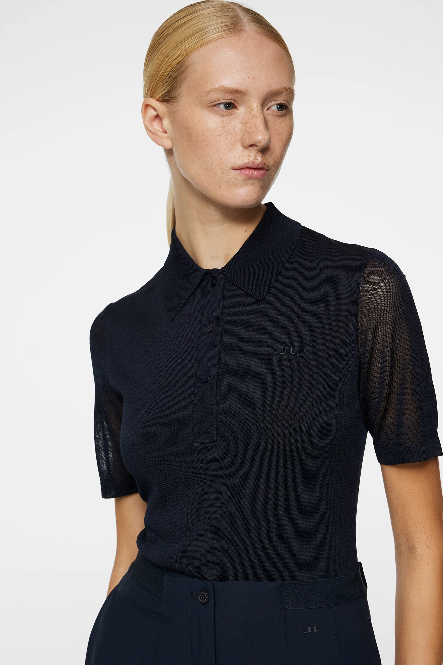 Amandine Knitted Polo / JL Navy - Image 5