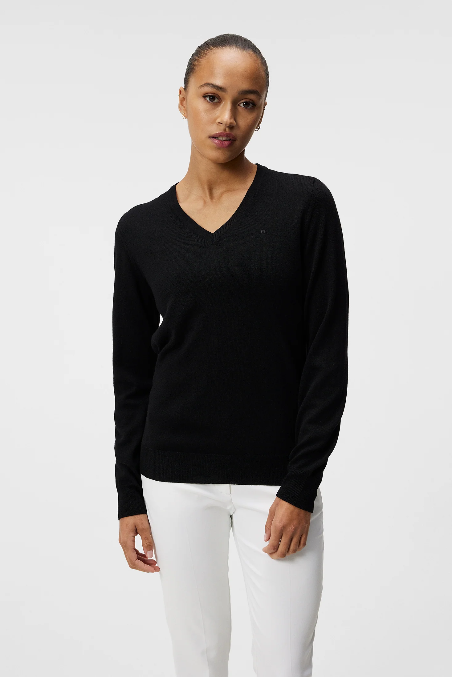 Amaya Knitted Sweater / Black - Image 2