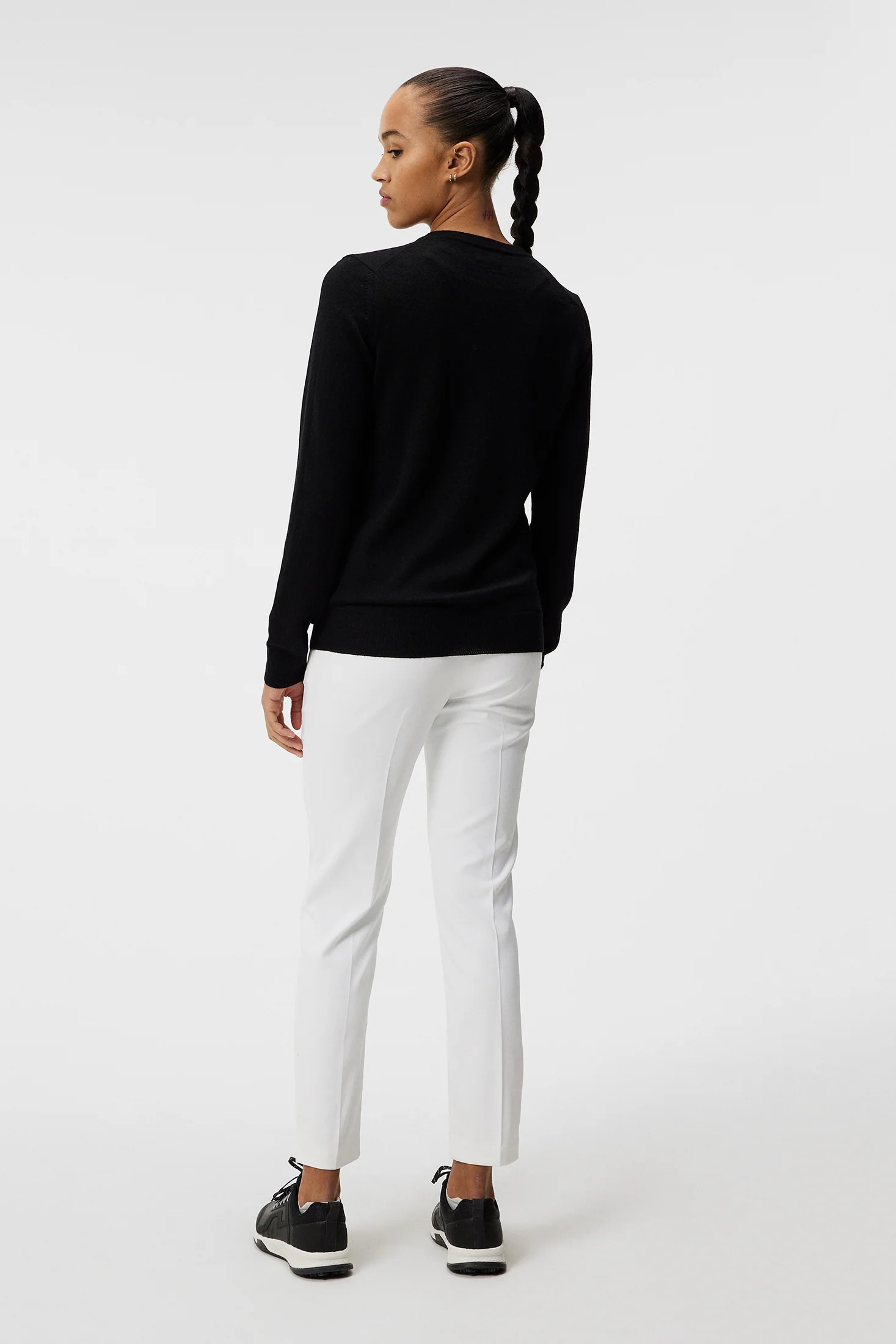 Amaya Knitted Sweater / Black - Image 3
