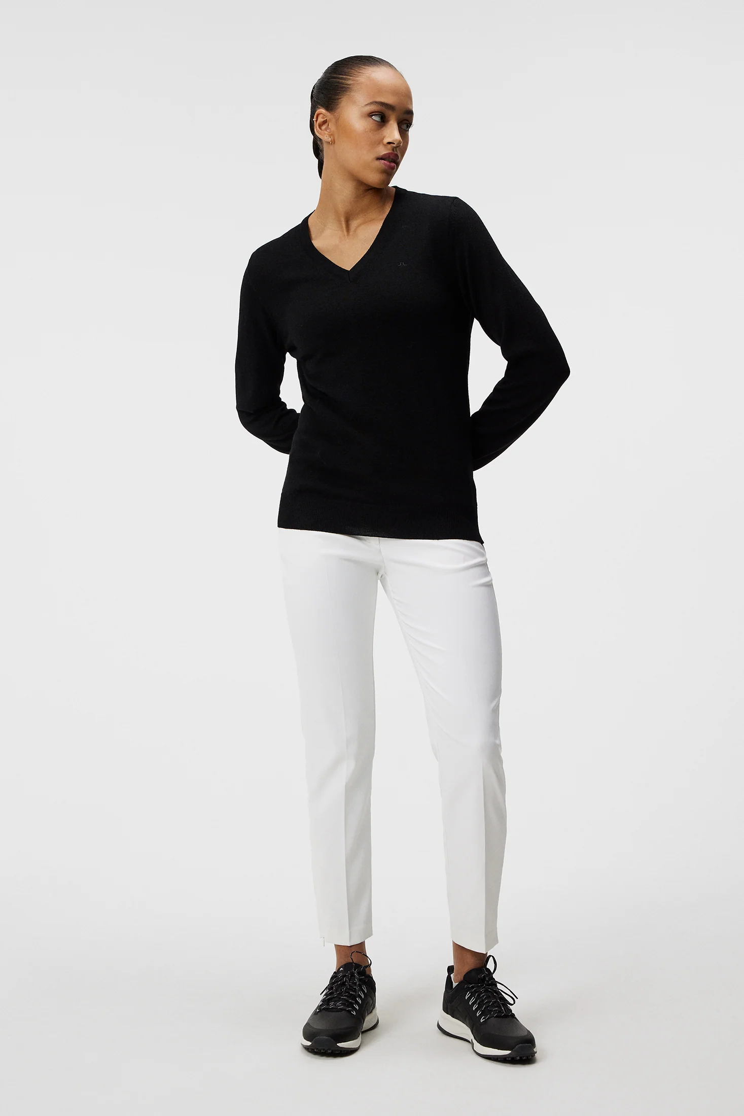 Amaya Knitted Sweater / Black - Image 4