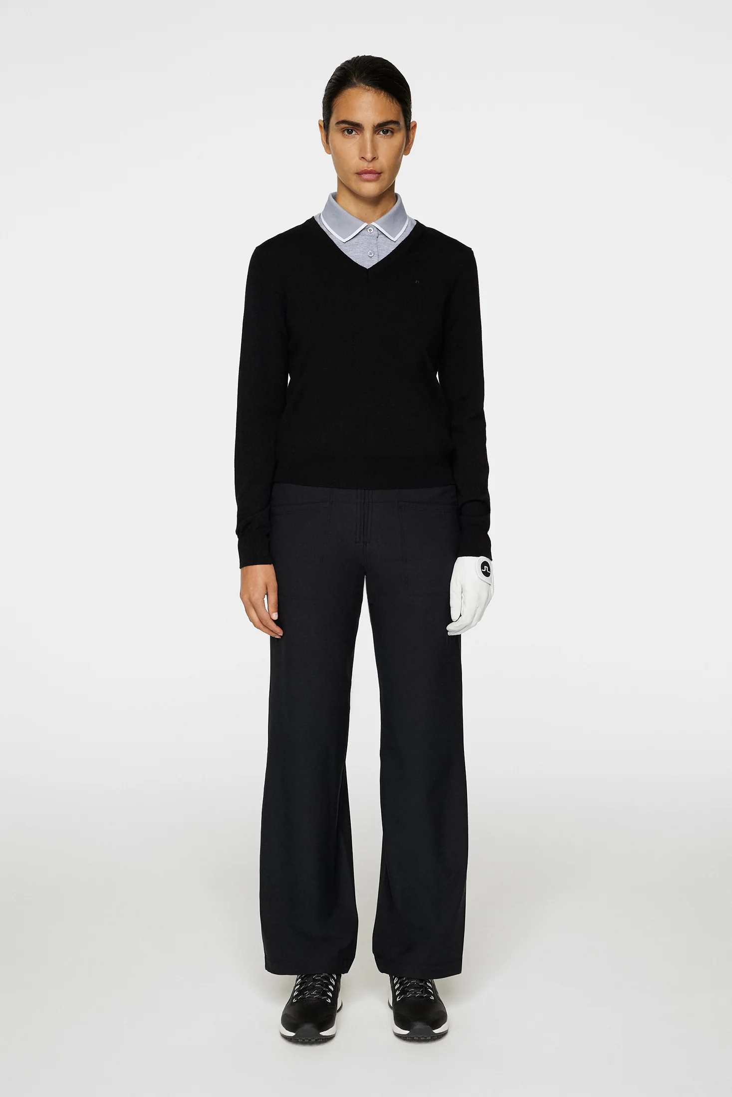 Amaya Knitted Sweater / Black - Image 4