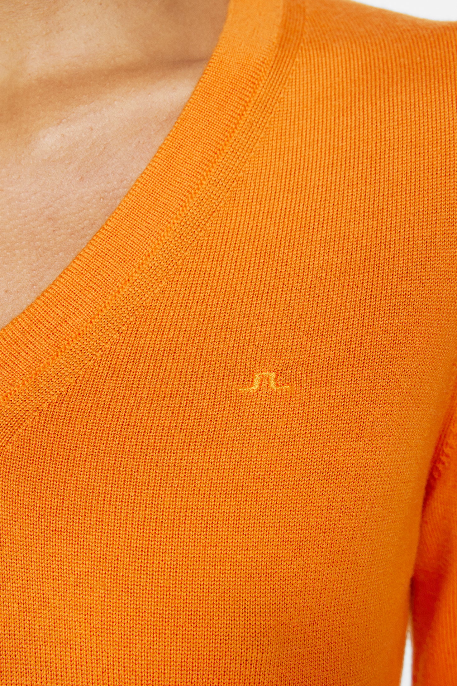 Amaya Knitted Sweater / Persimmon Orange - Image 6
