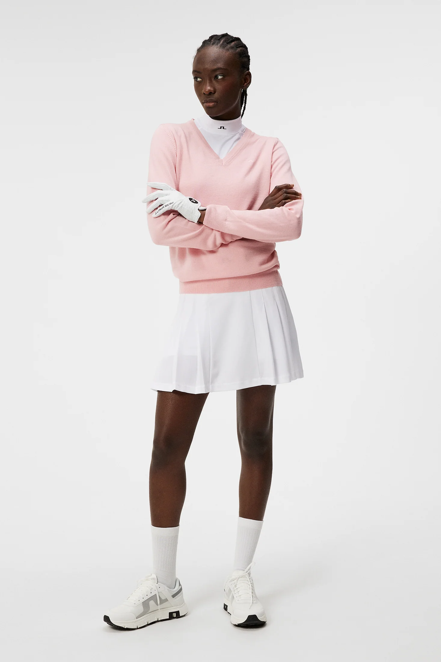 Amaya Knitted Sweater / Powder Pink - Image 4