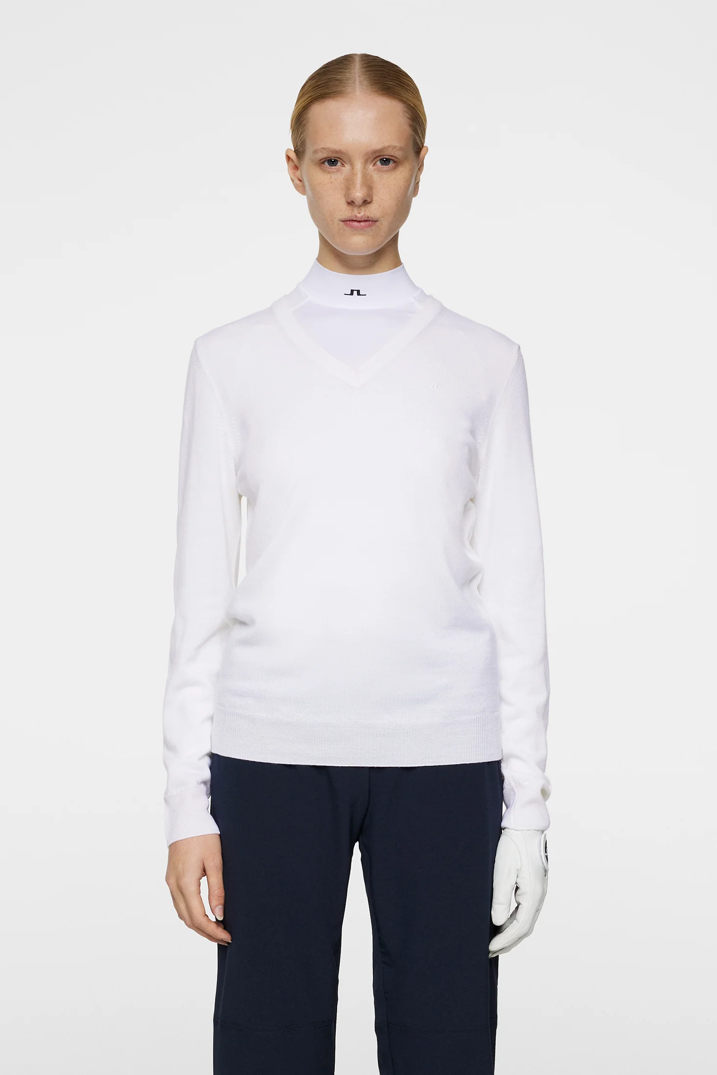 Amaya Knitted Sweater / White - Image 2