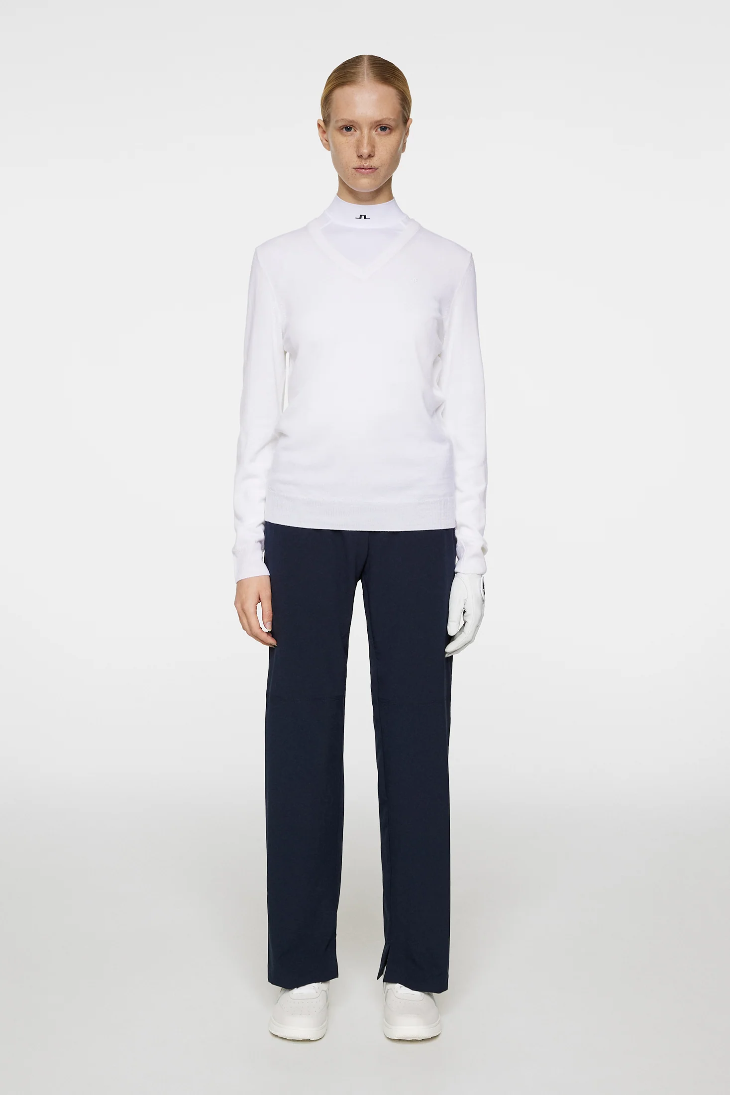 Amaya Knitted Sweater / White - Image 4