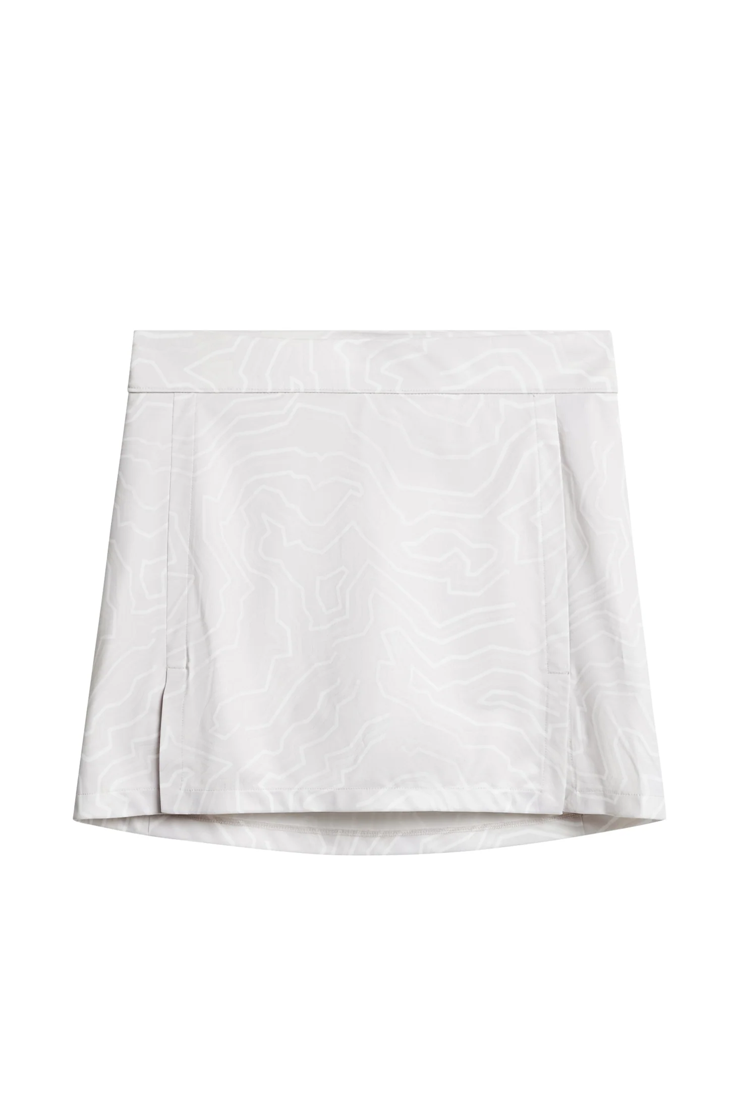 Amelie Mid Print Skirt / Topo Grey Lilac L