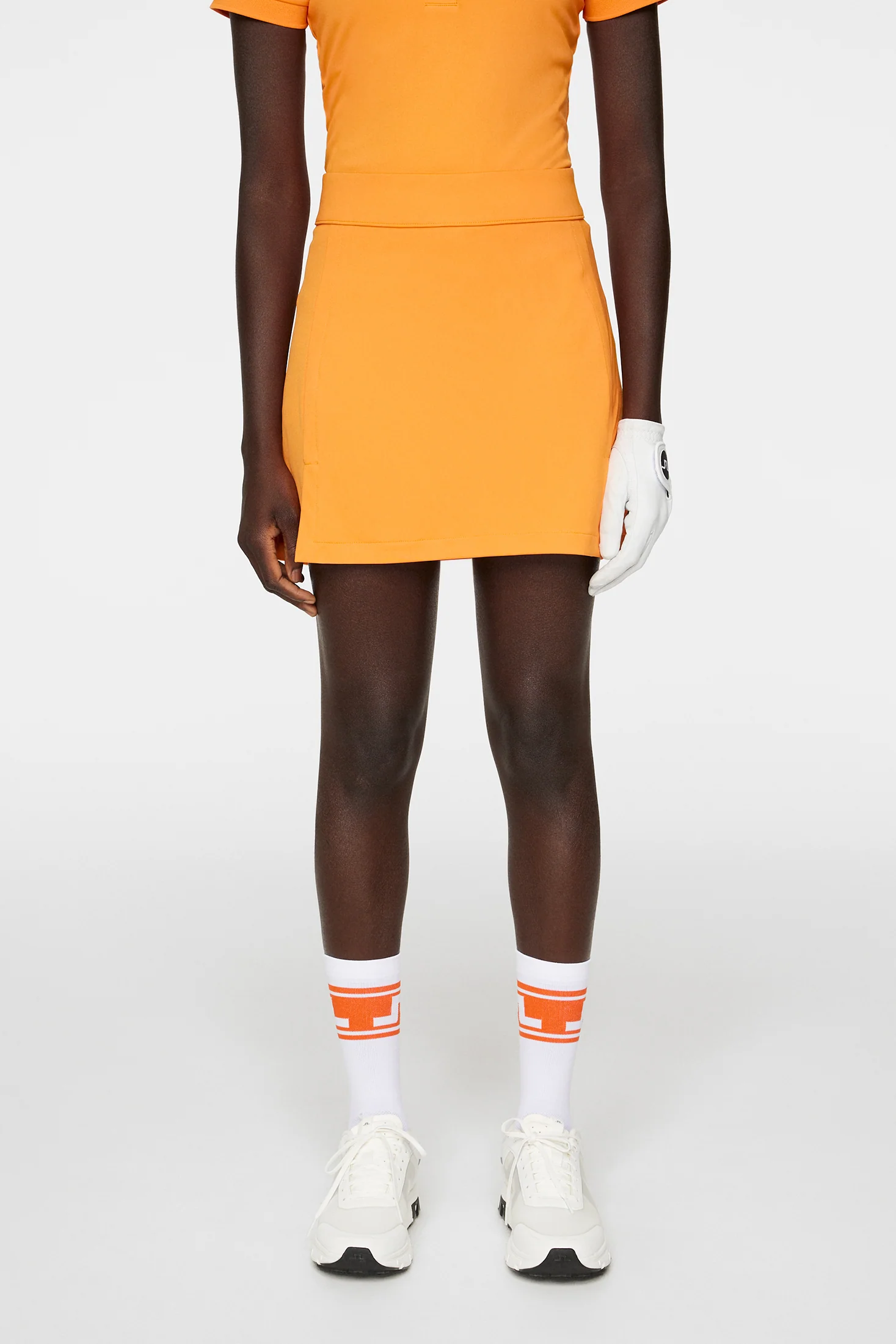 Amelie Mid Skirt / Persimmon Orange - Image 2