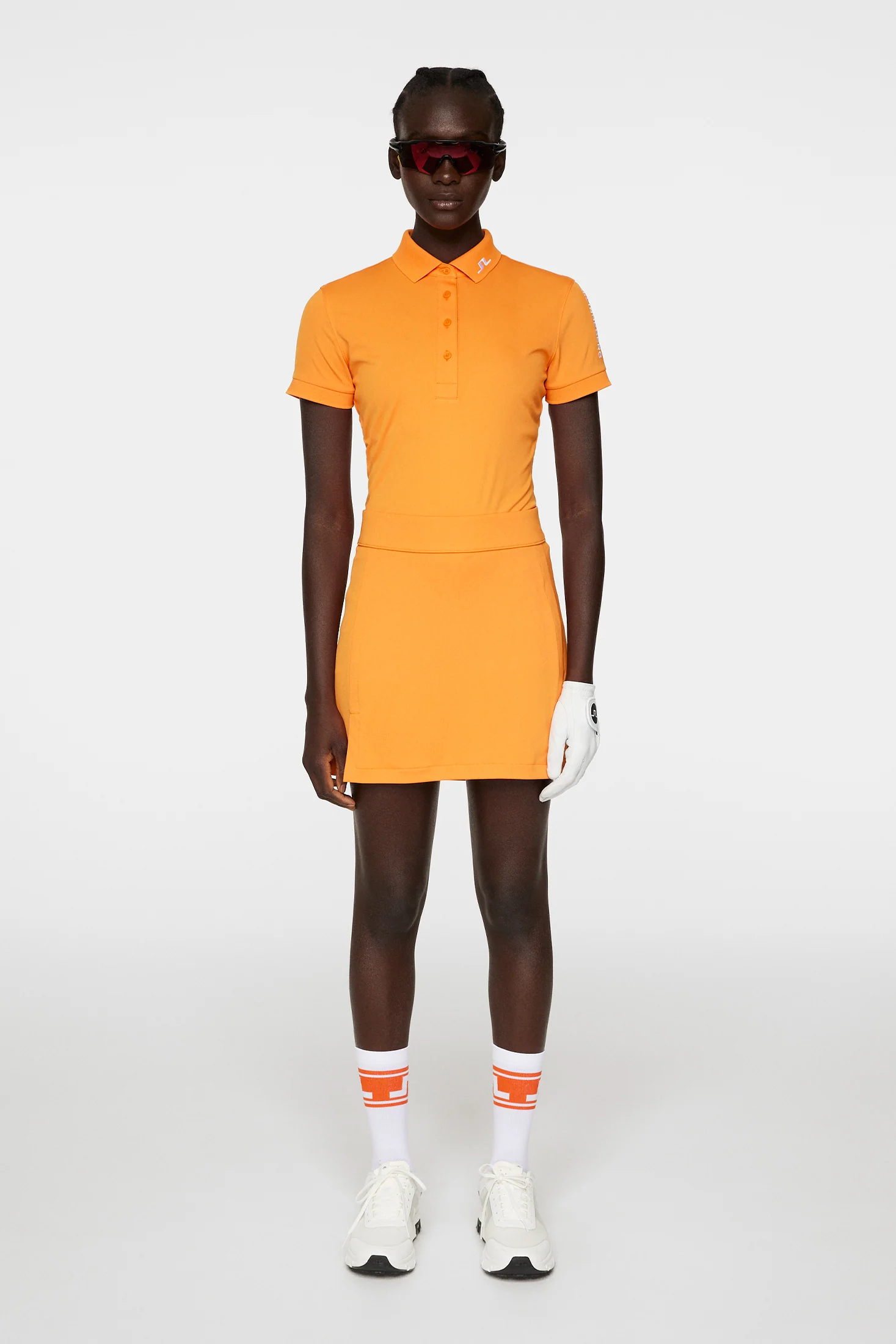Amelie Mid Skirt / Persimmon Orange - Image 4