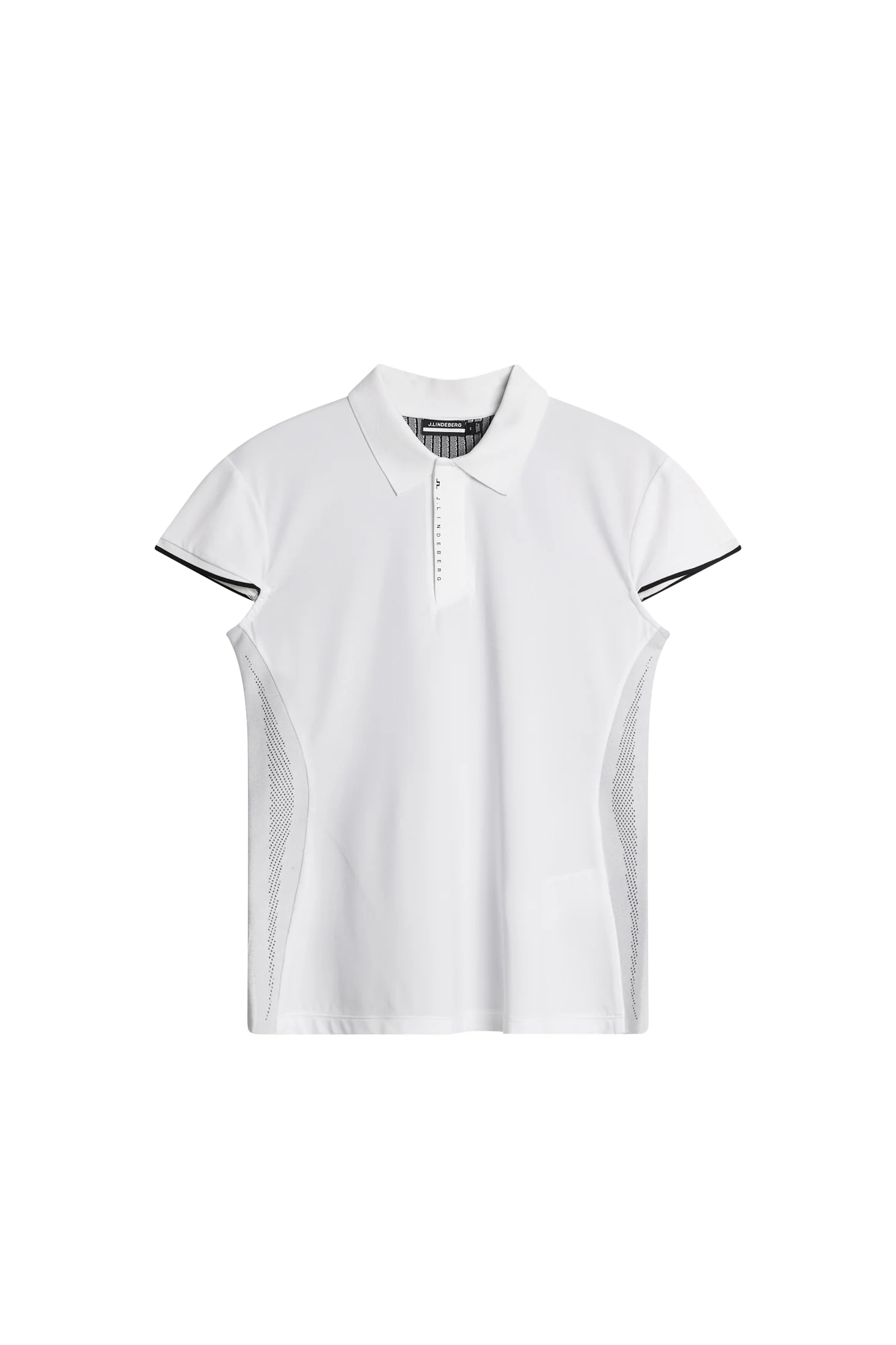 Ana Hybrid Knit Polo Shirt / White