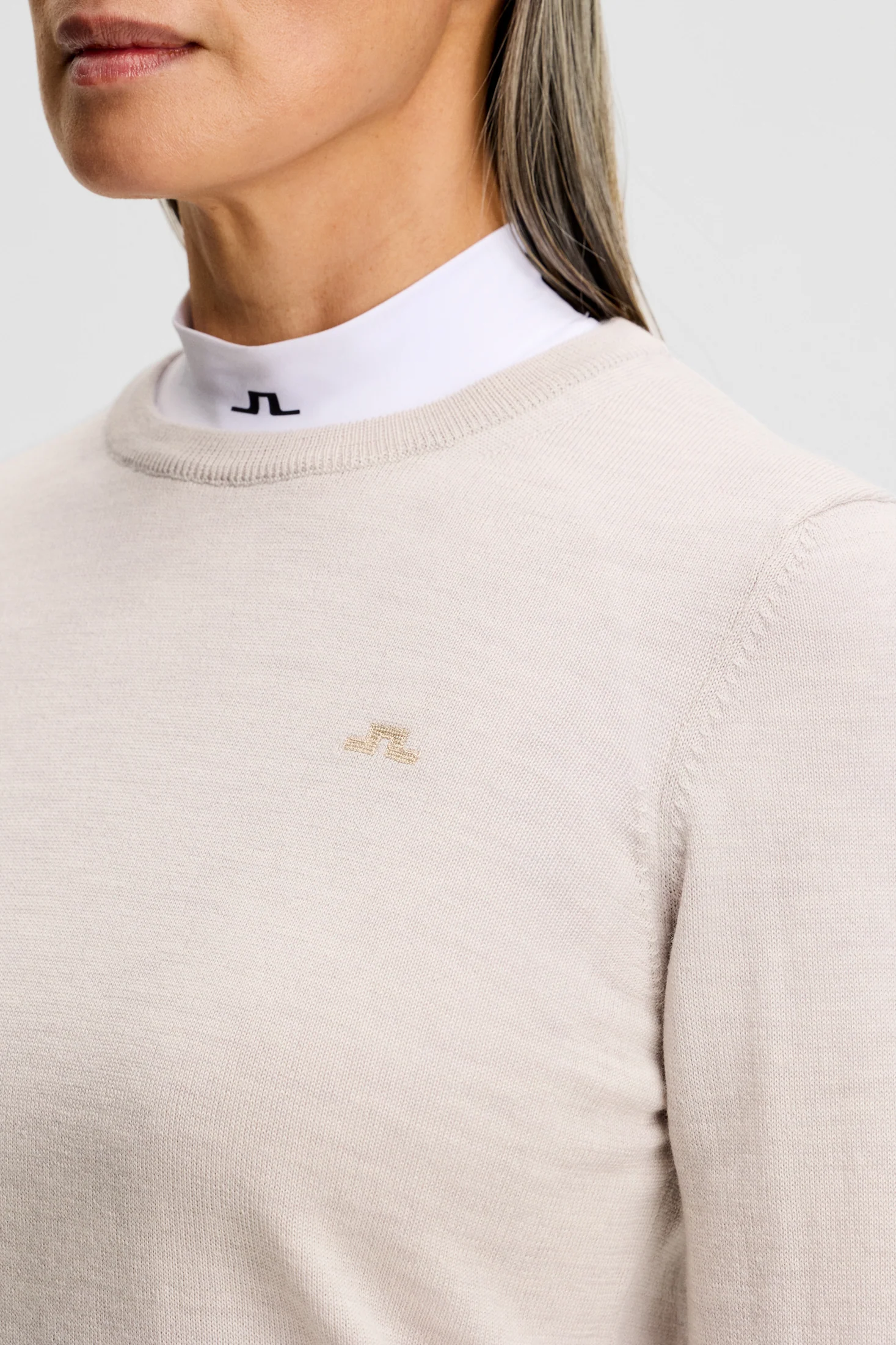 Aria Knitted Sweater / Moonbeam Melange - Image 5