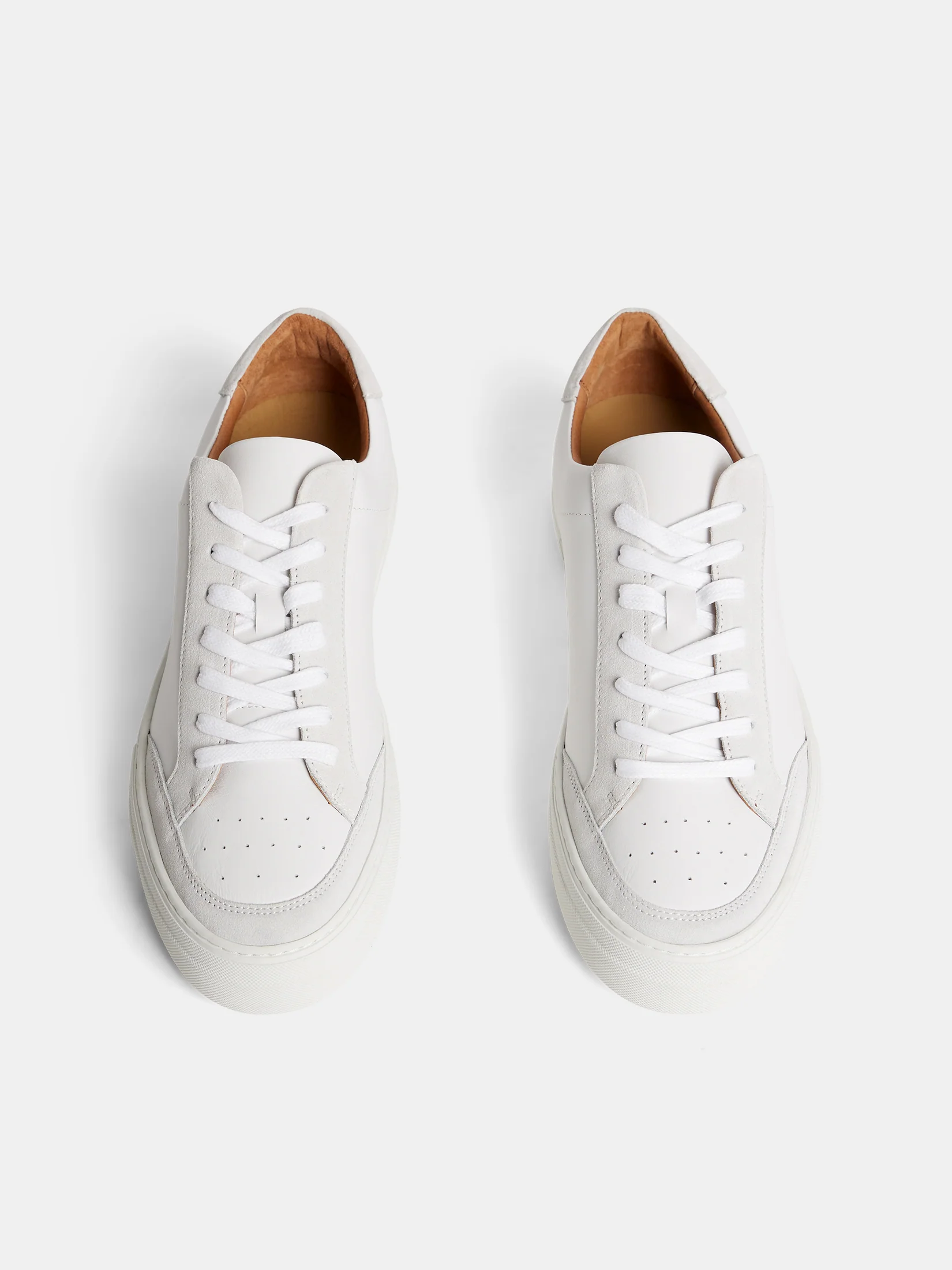 Art Signature Leather Sneaker / White - Image 3