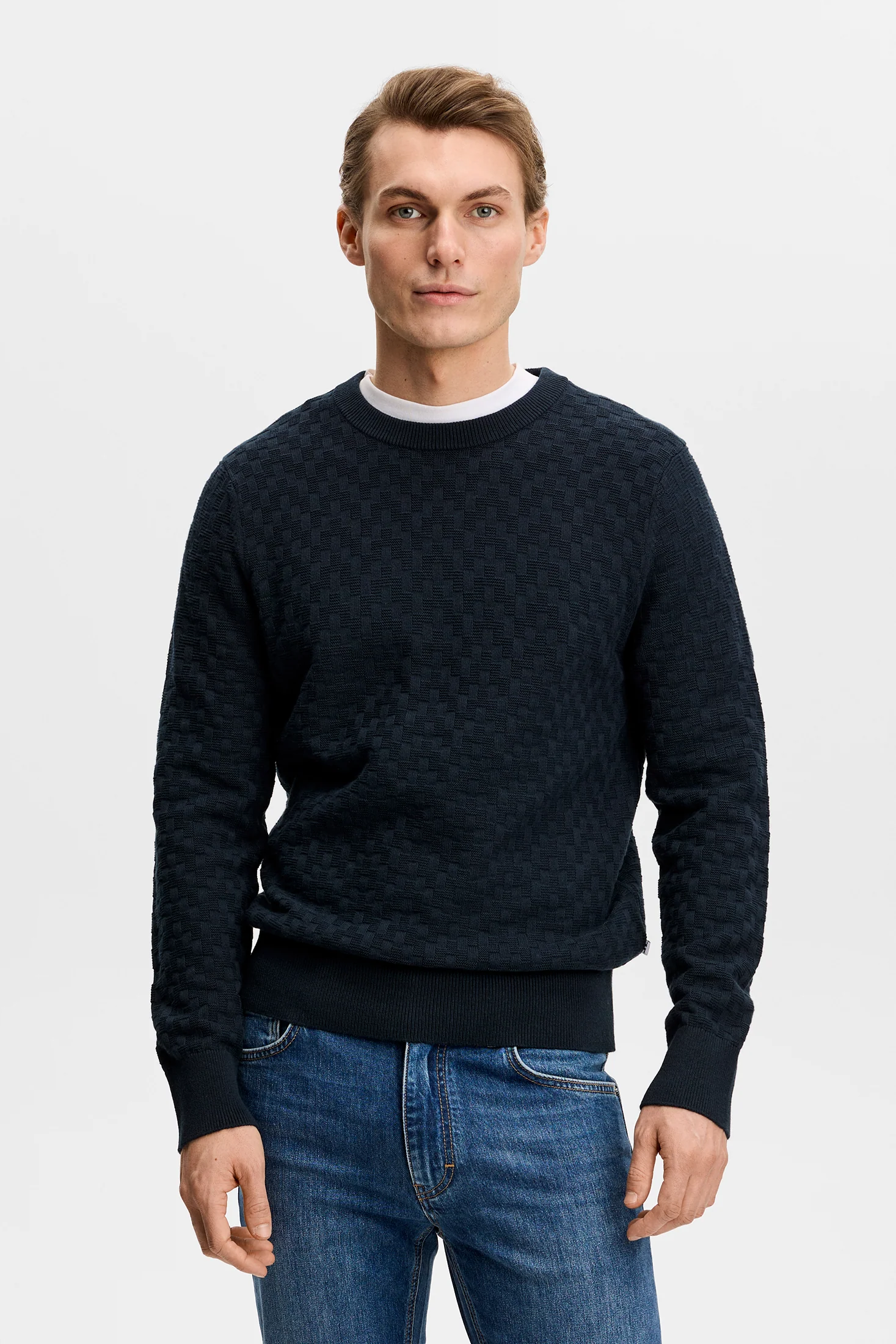 Arthur Knit Org Cotton / JL Navy - Image 2