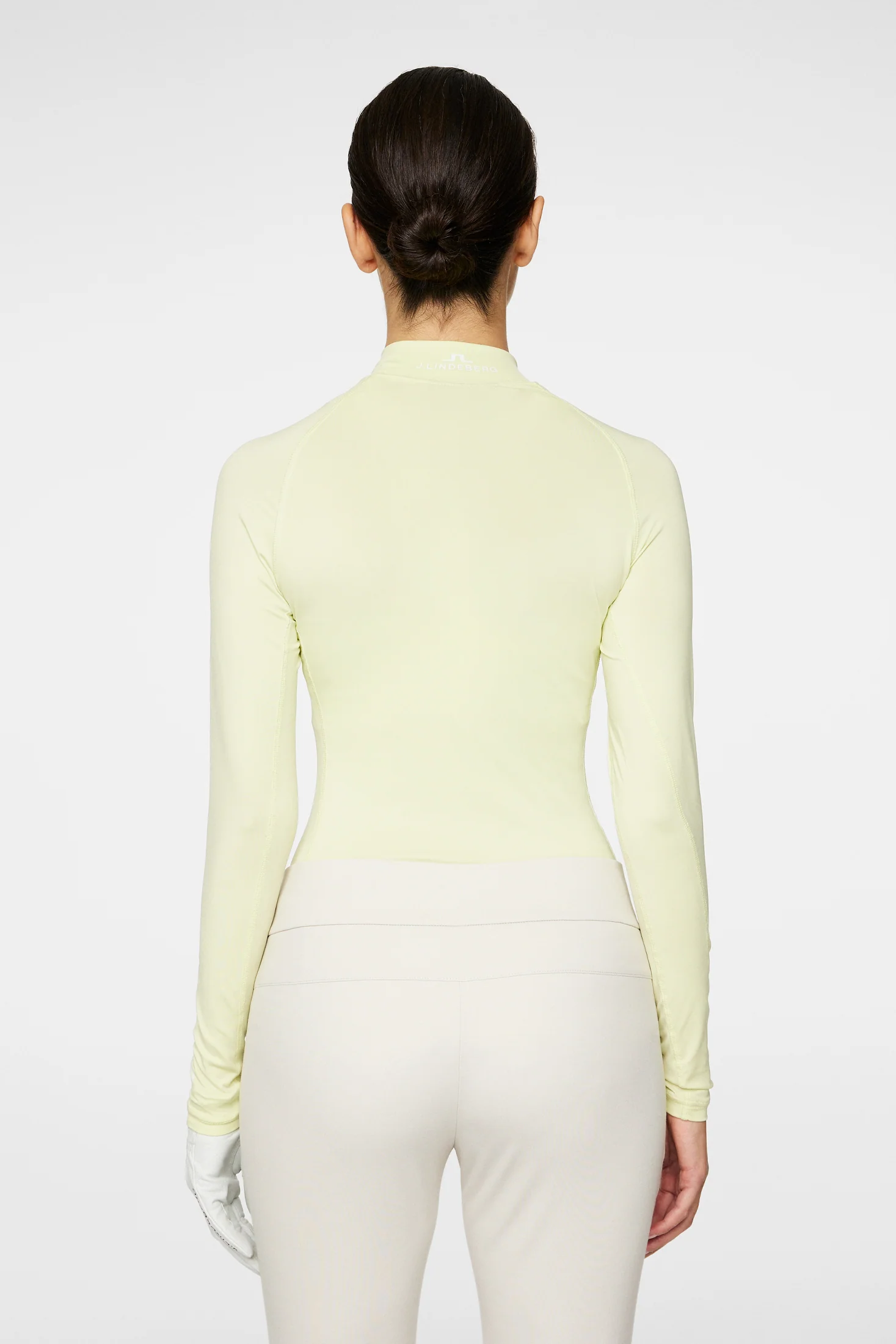 Asa Soft Compression Top / Pale Lime Yellow - Image 3