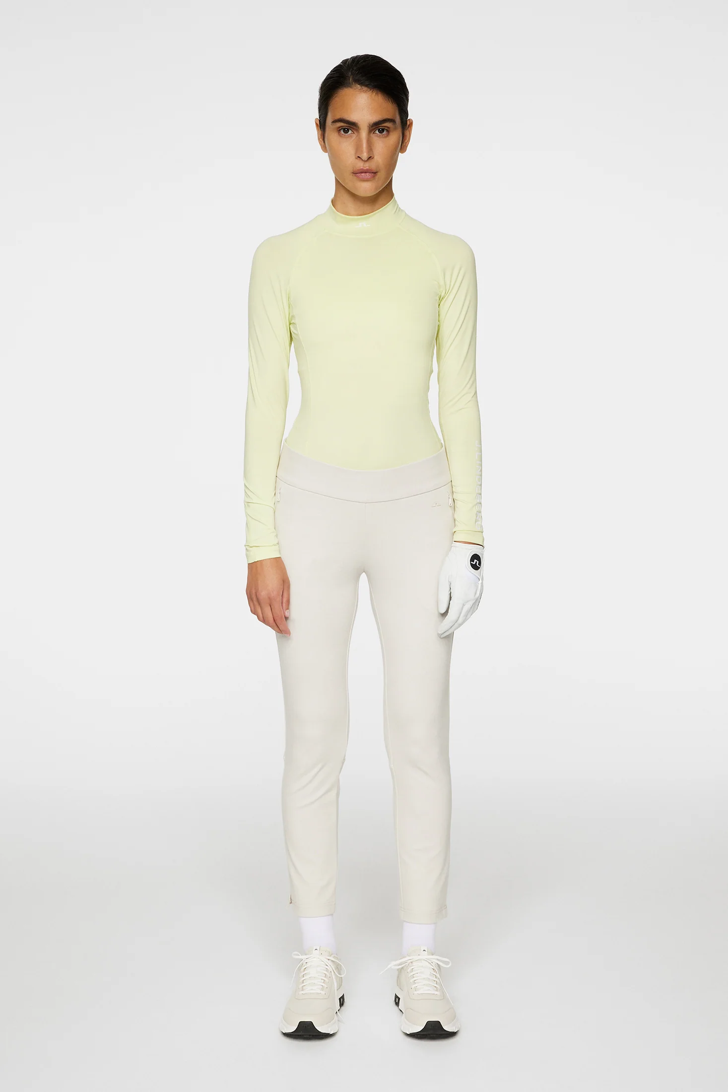 Asa Soft Compression Top / Pale Lime Yellow - Image 4