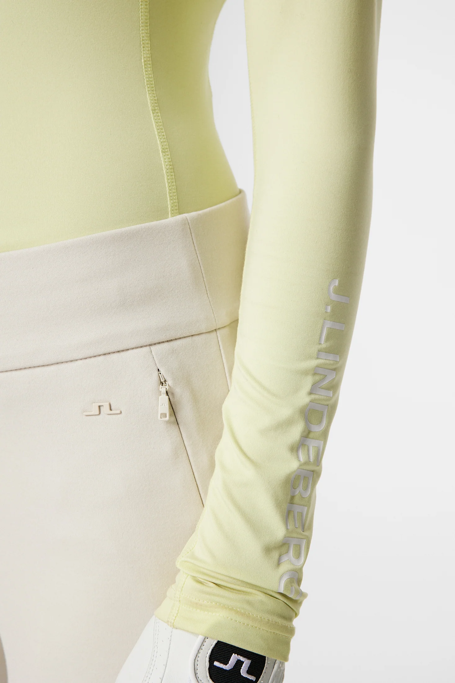 Asa Soft Compression Top / Pale Lime Yellow - Image 6