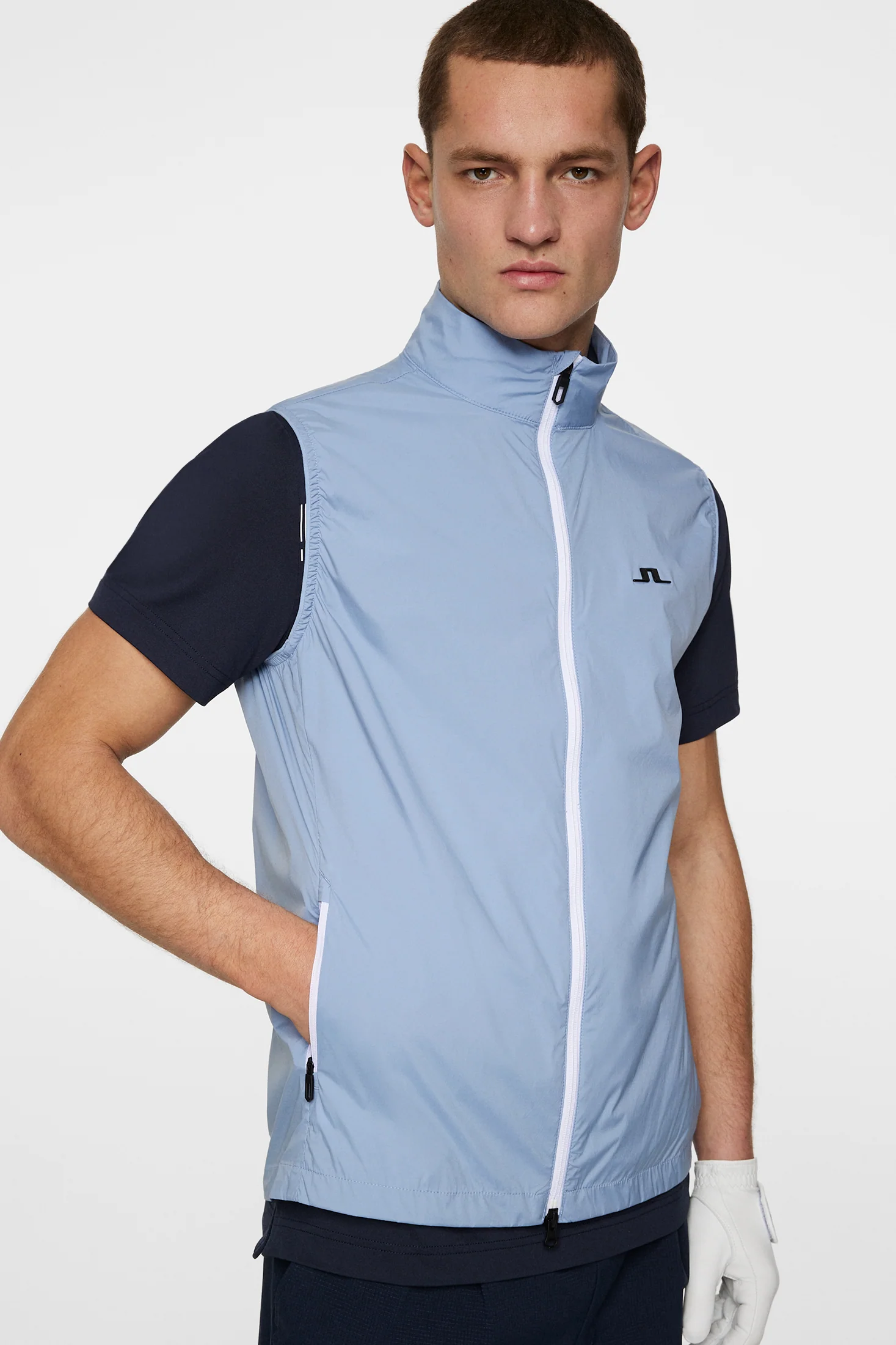 Ash Light Packable Vest / Rain Washed - Image 5