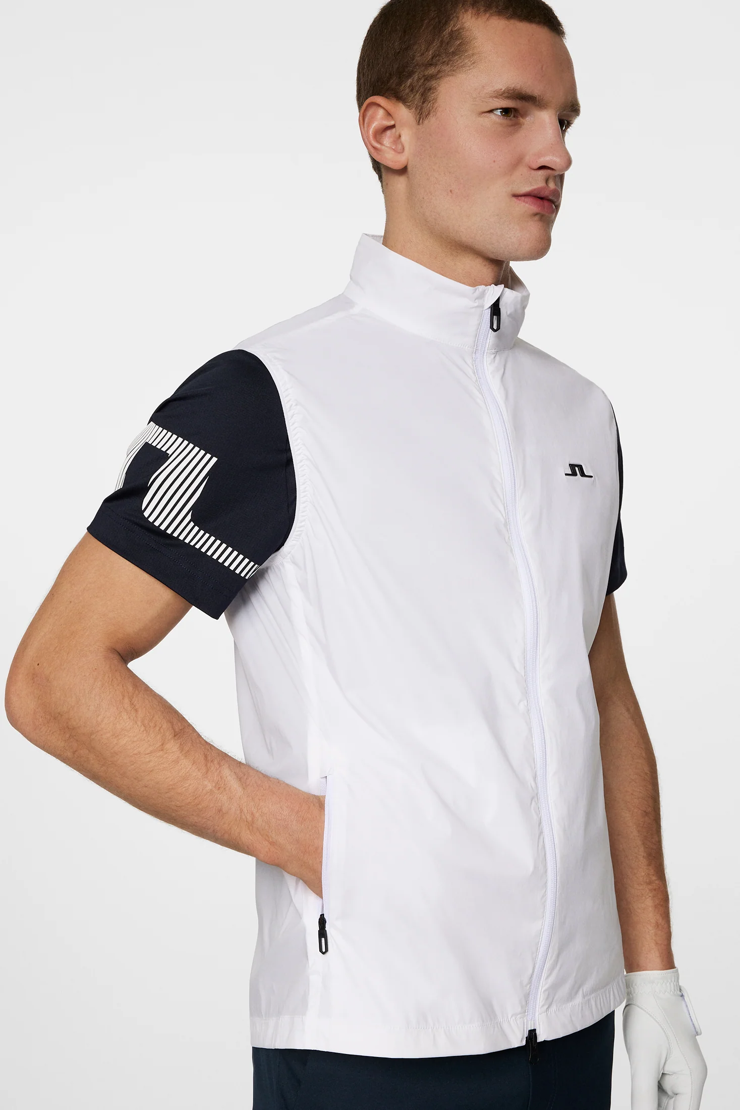 Ash Light Packable Vest / White - Image 5