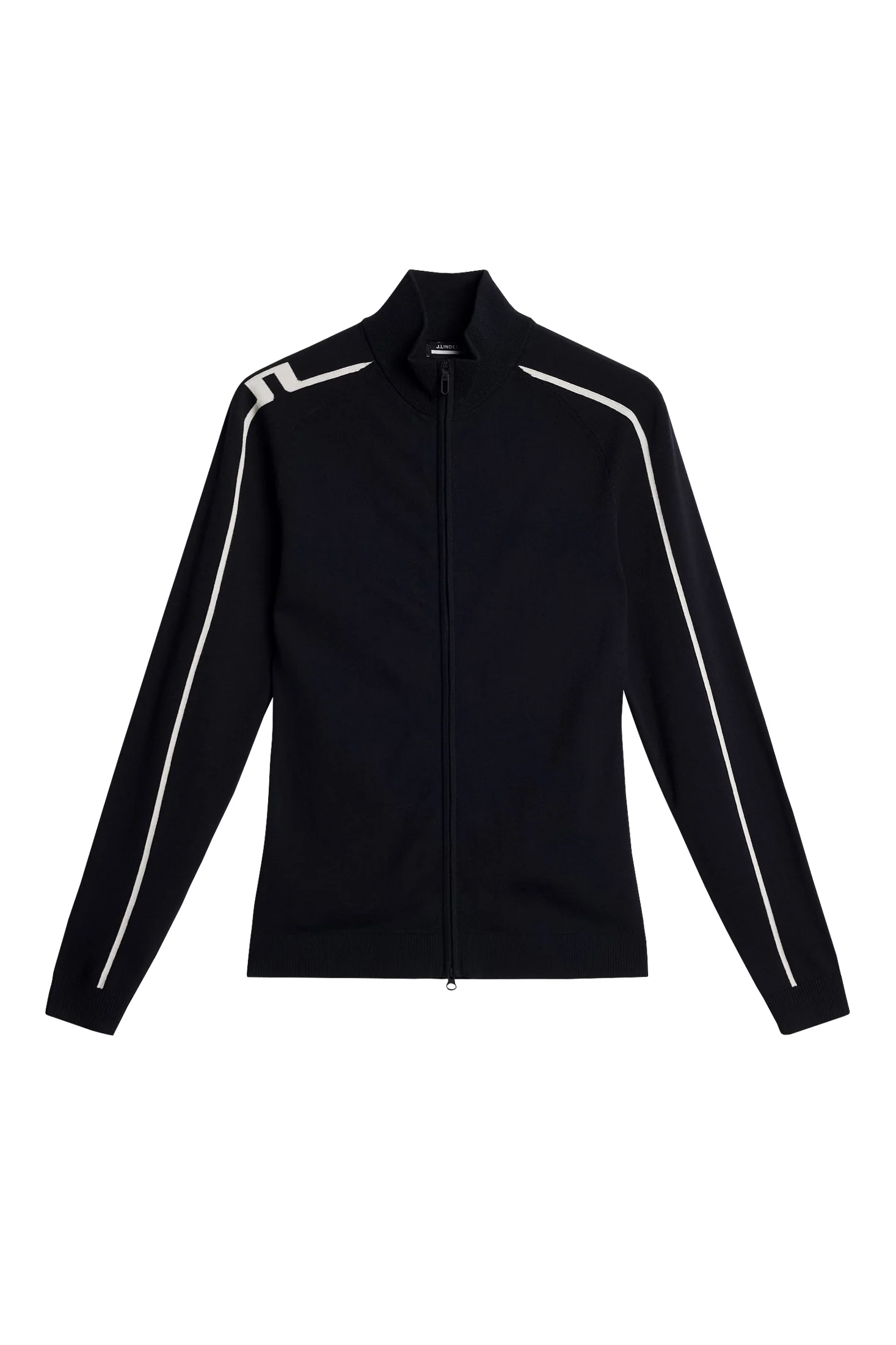 Aubree Knitted Zip Sweater / JL Navy