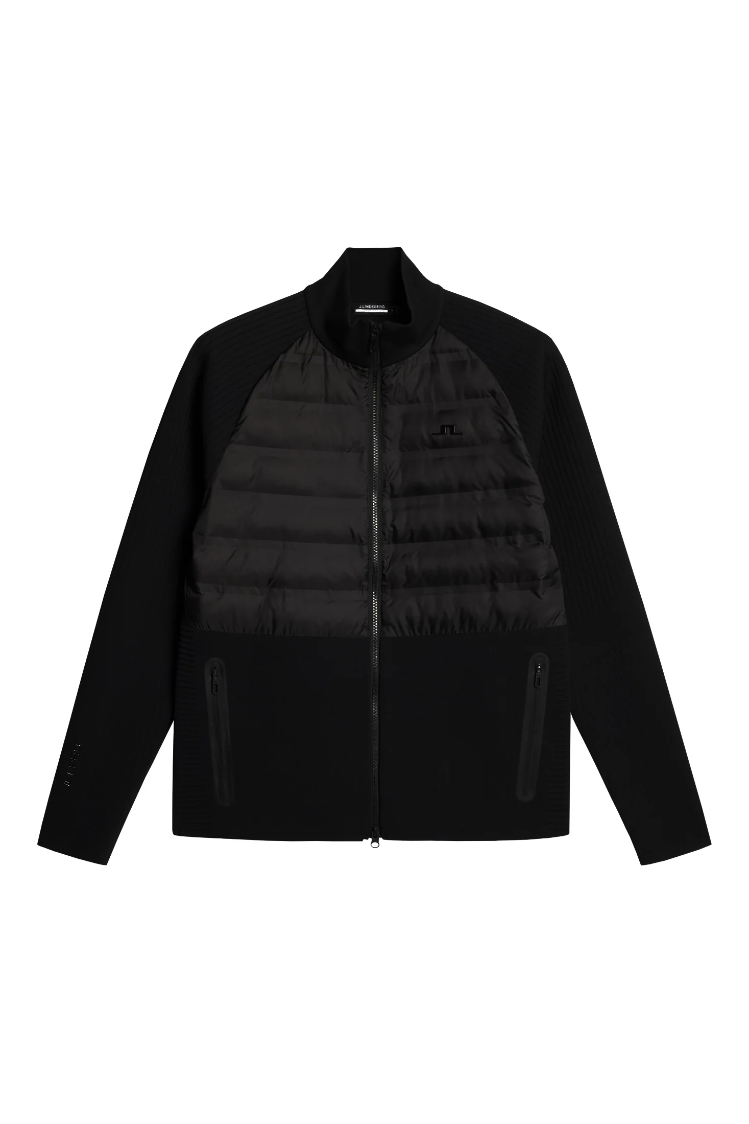 Aziel Tech Knit Zip Sweater / Black