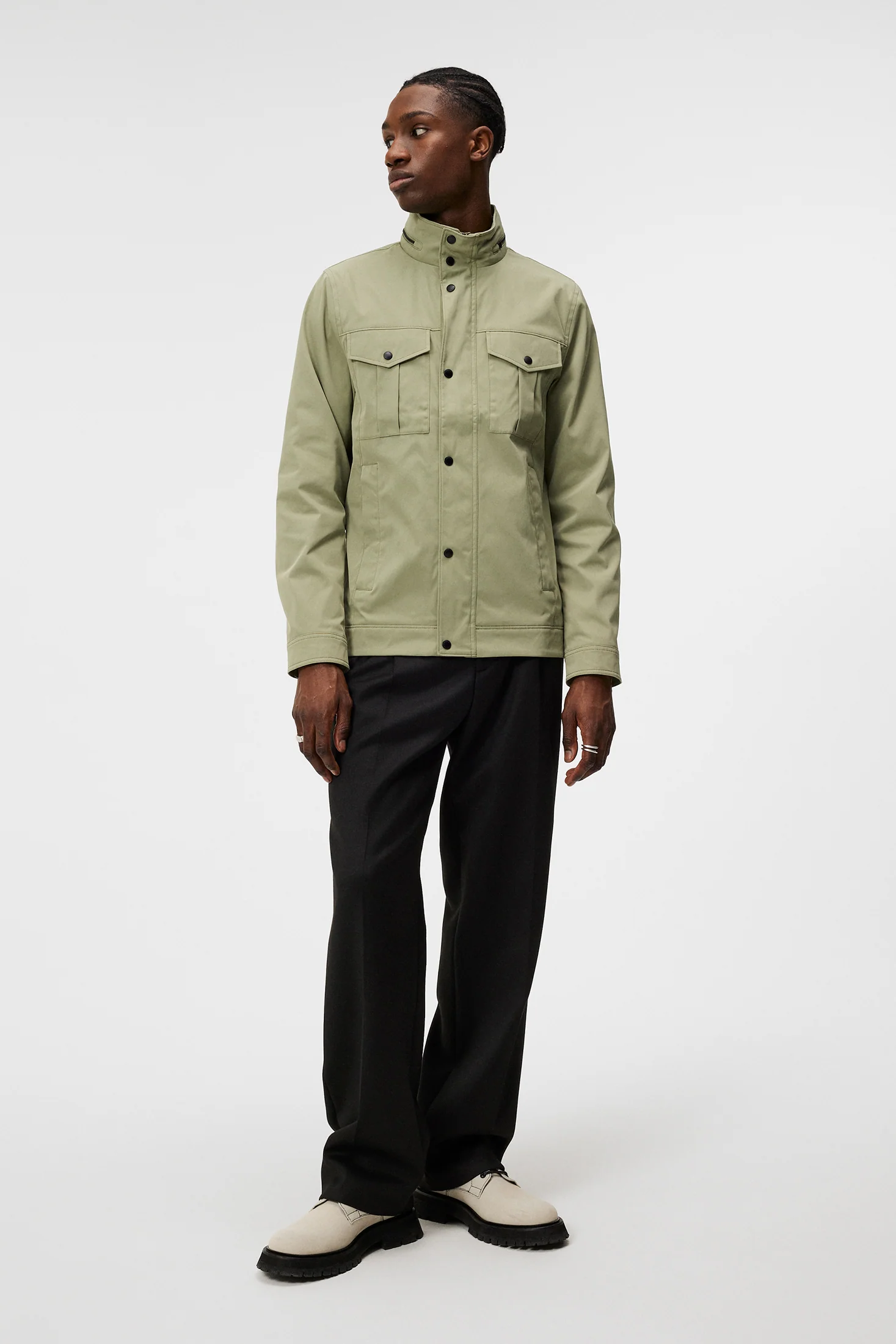 Bailey Poly Jacket / Oil Green - Image 4