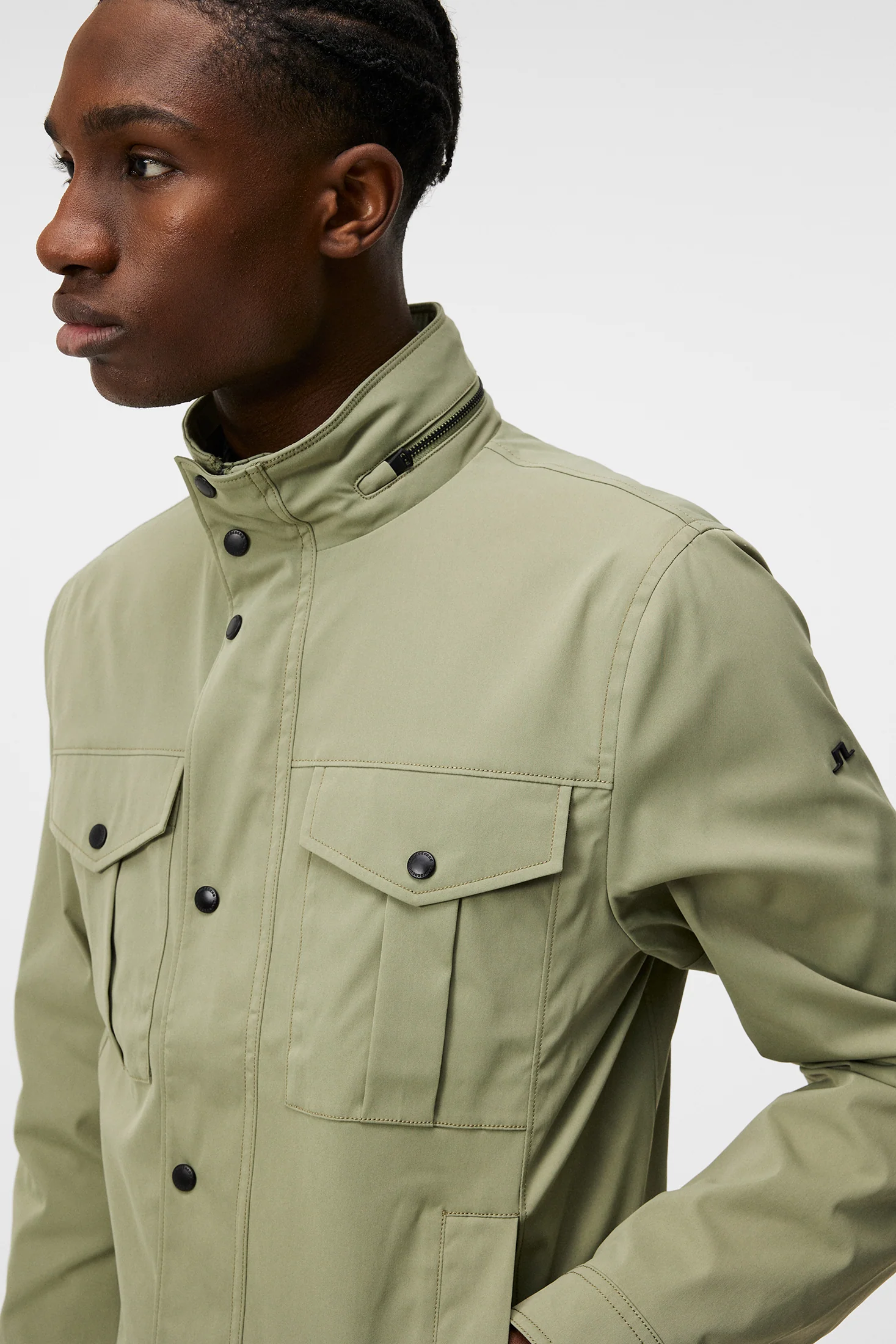 Bailey Poly Jacket / Oil Green - Image 5
