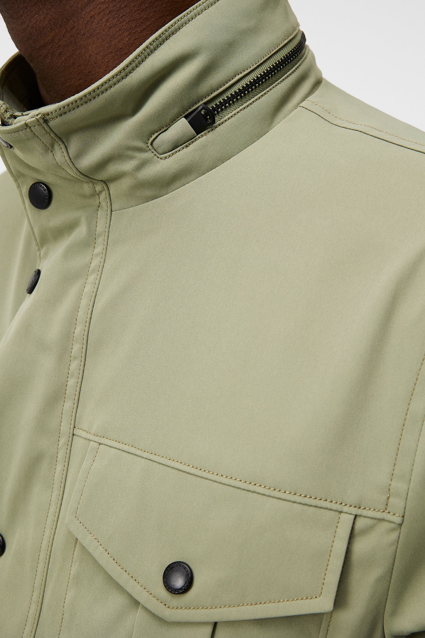 Bailey Poly Jacket / Oil Green - Image 6