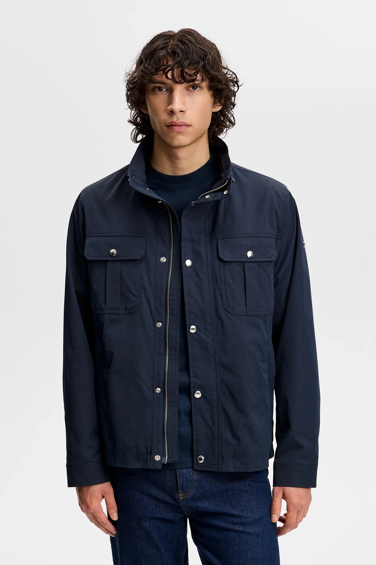Bailey Recy Poly Jacket / JL Navy - Image 2