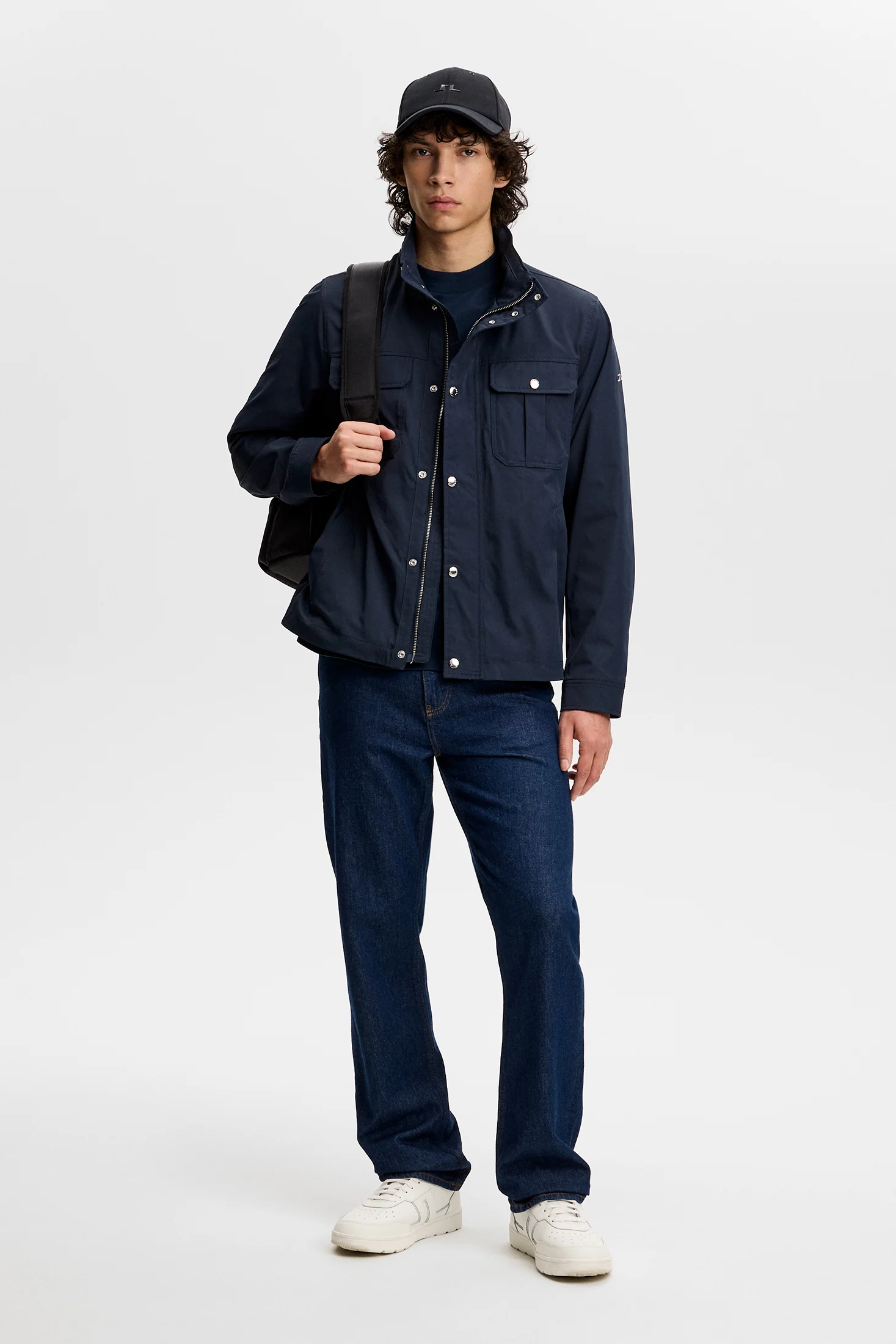 Bailey Recy Poly Jacket / JL Navy - Image 4