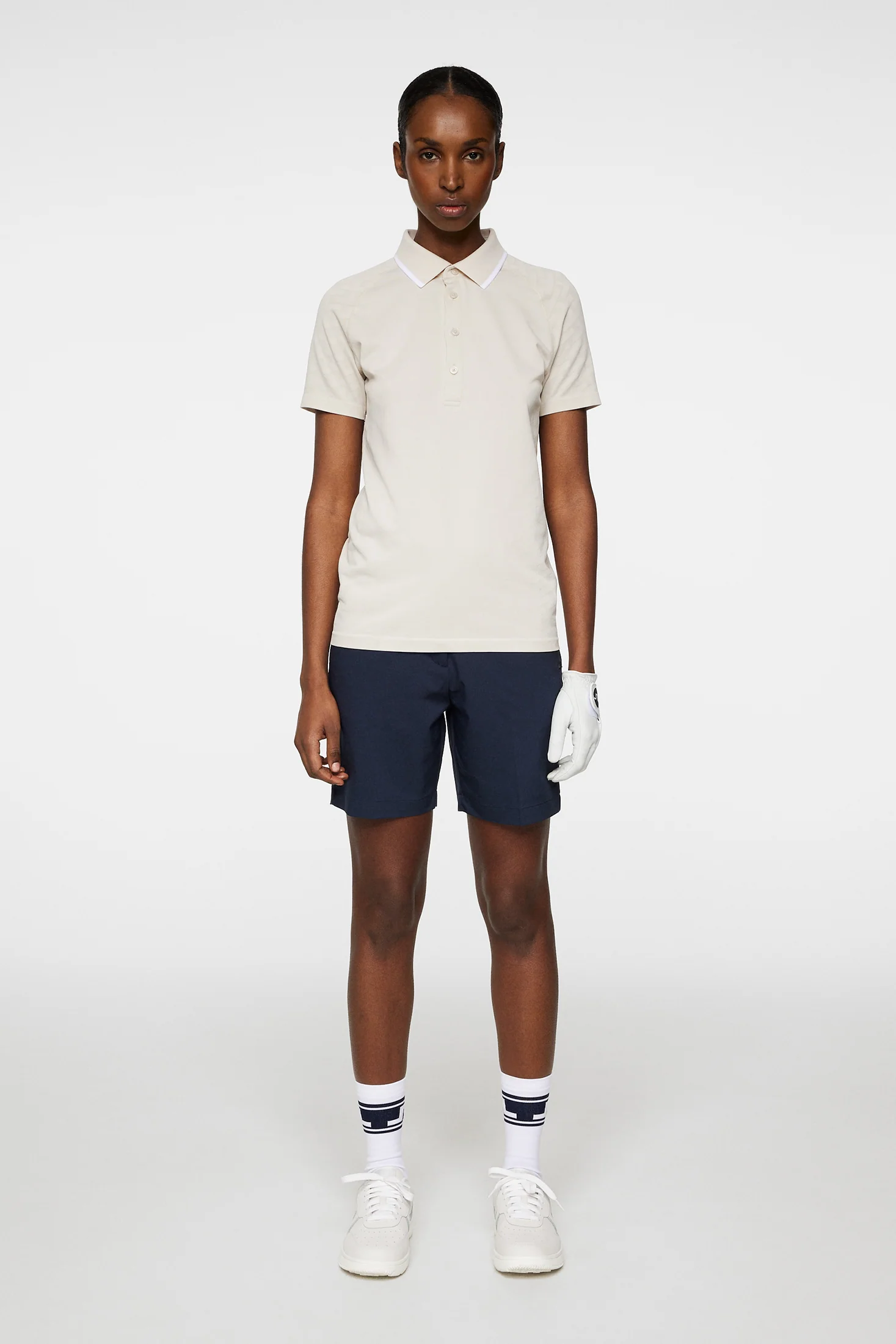 Baily seamless Polo / Tour Geo Jacquard Moonbeam M - Image 5
