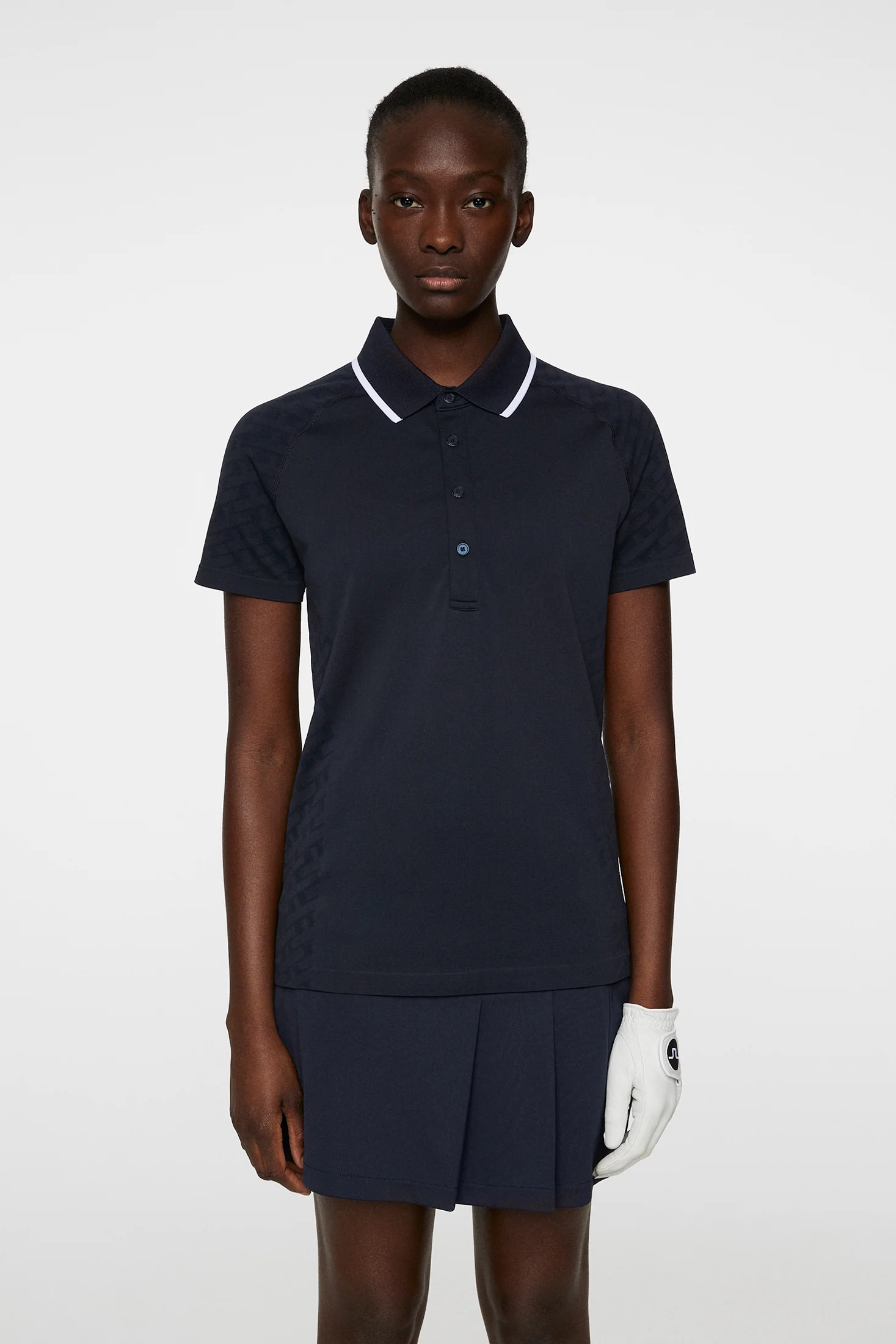 Baily seamless Polo / Tour Geo Jacquard Navy M - Image 2