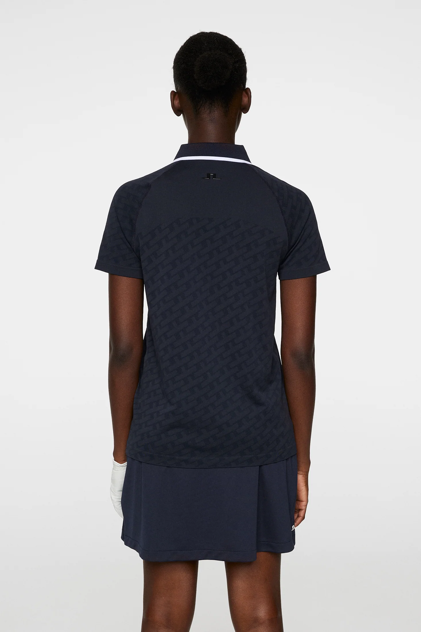 Baily seamless Polo / Tour Geo Jacquard Navy M - Image 3