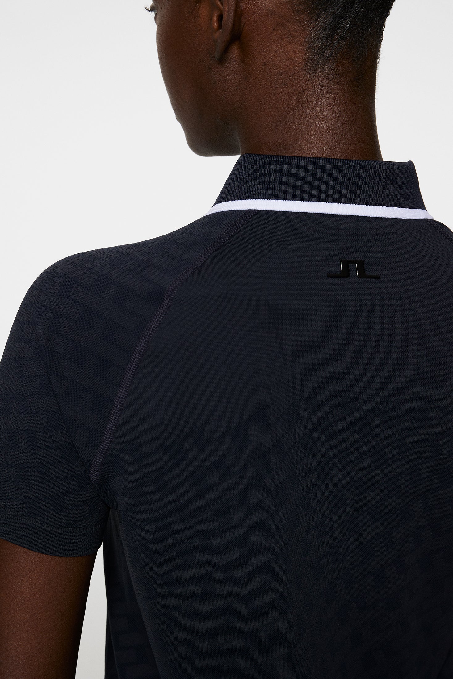 Baily seamless Polo / Tour Geo Jacquard Navy M - Image 5