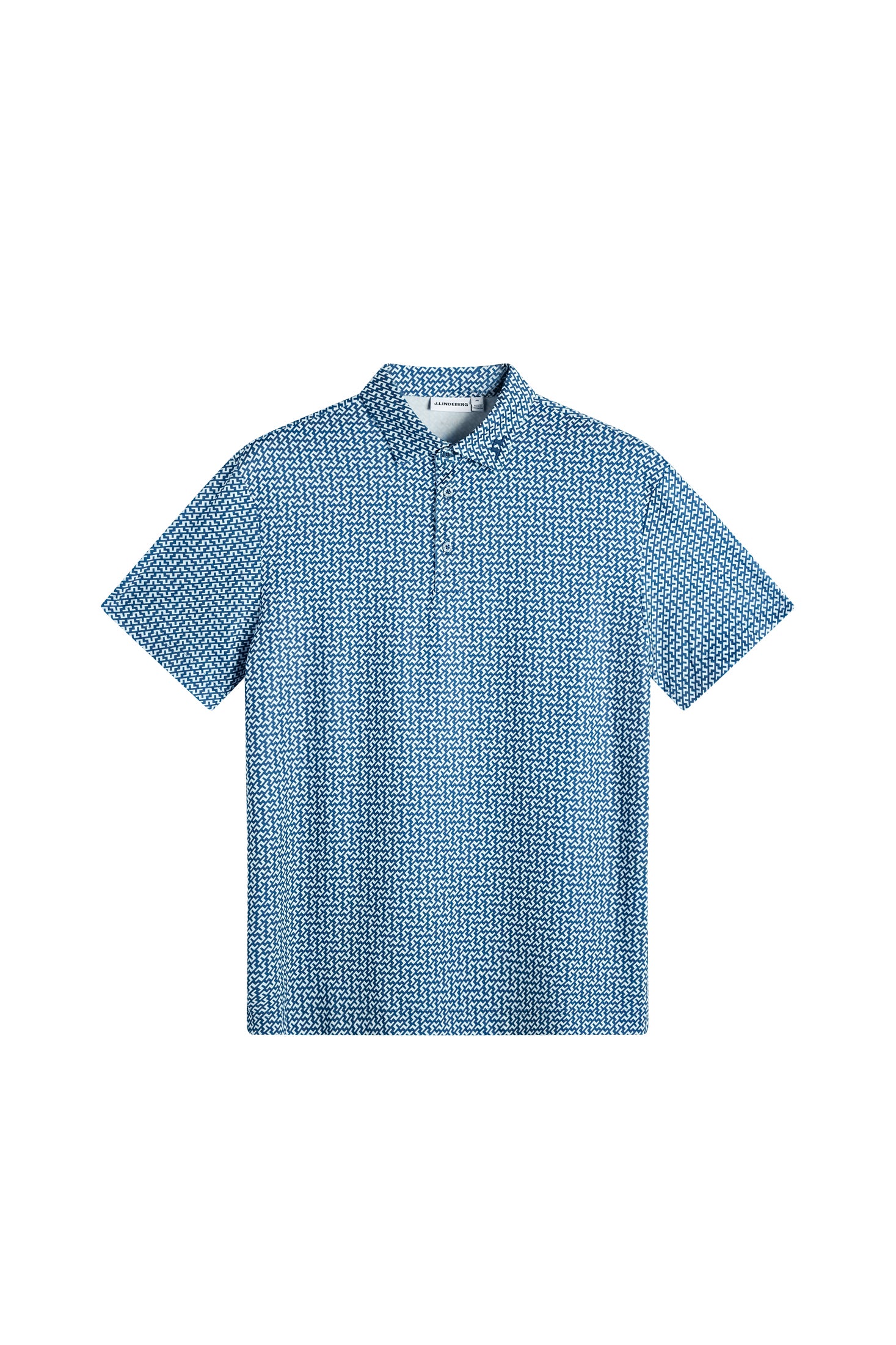 Bala Print Polo / Bias Bridge Estate Sky S