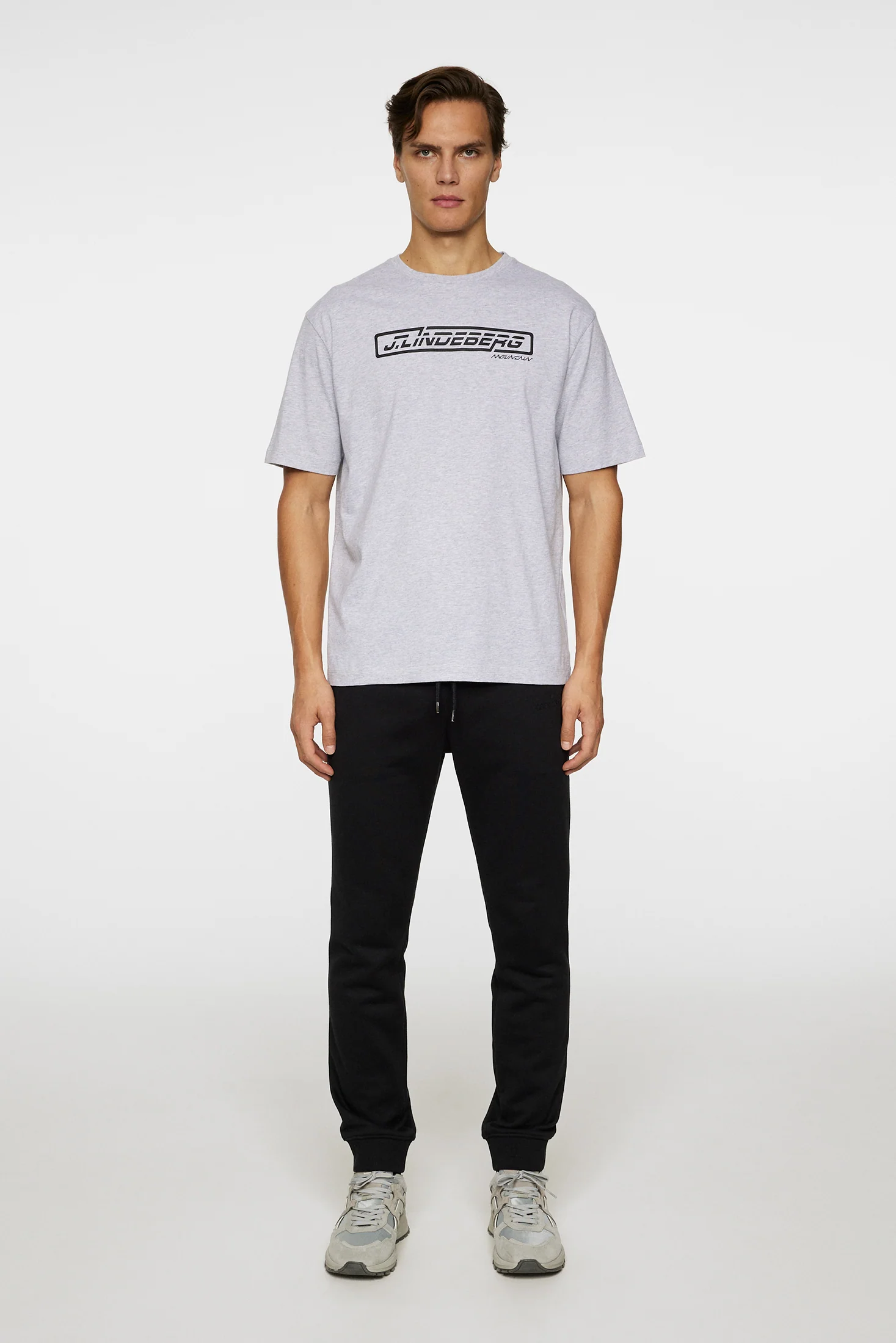 Baldwin T-shirt / Light Grey Melange - Image 4
