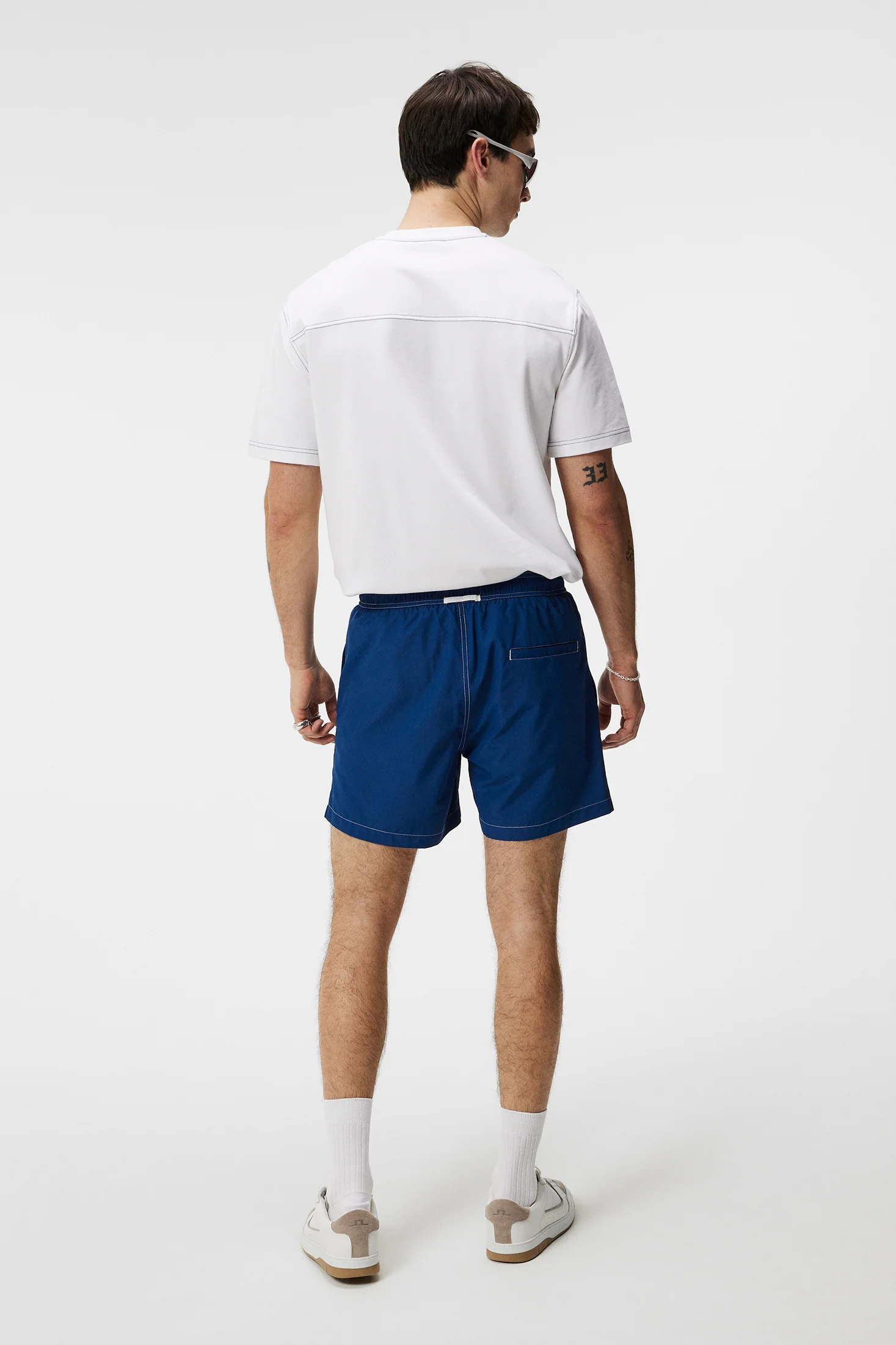 Banks Solid Swim Trunks / Estate Blue - Image 3
