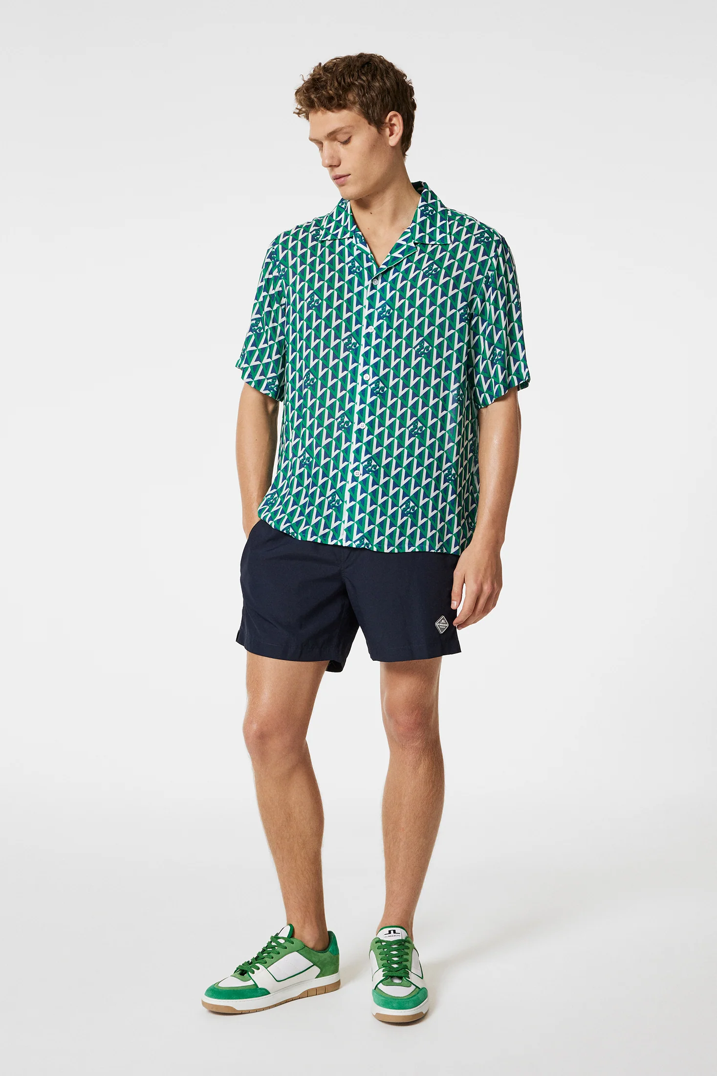 Banks Solid Swim Trunks / JL Navy - Image 4