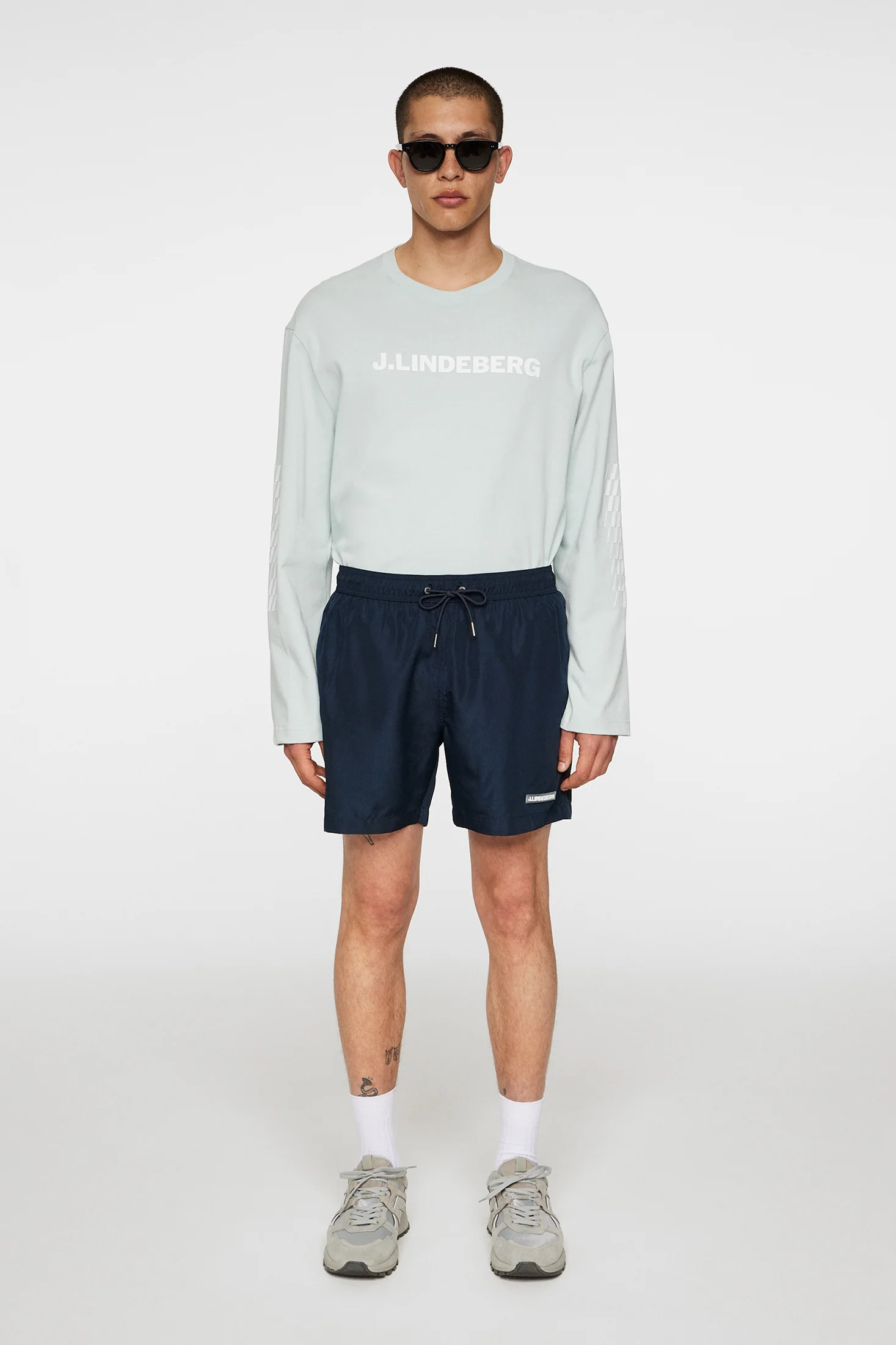 Banks Solid Swim Trunks / JL Navy - Image 4