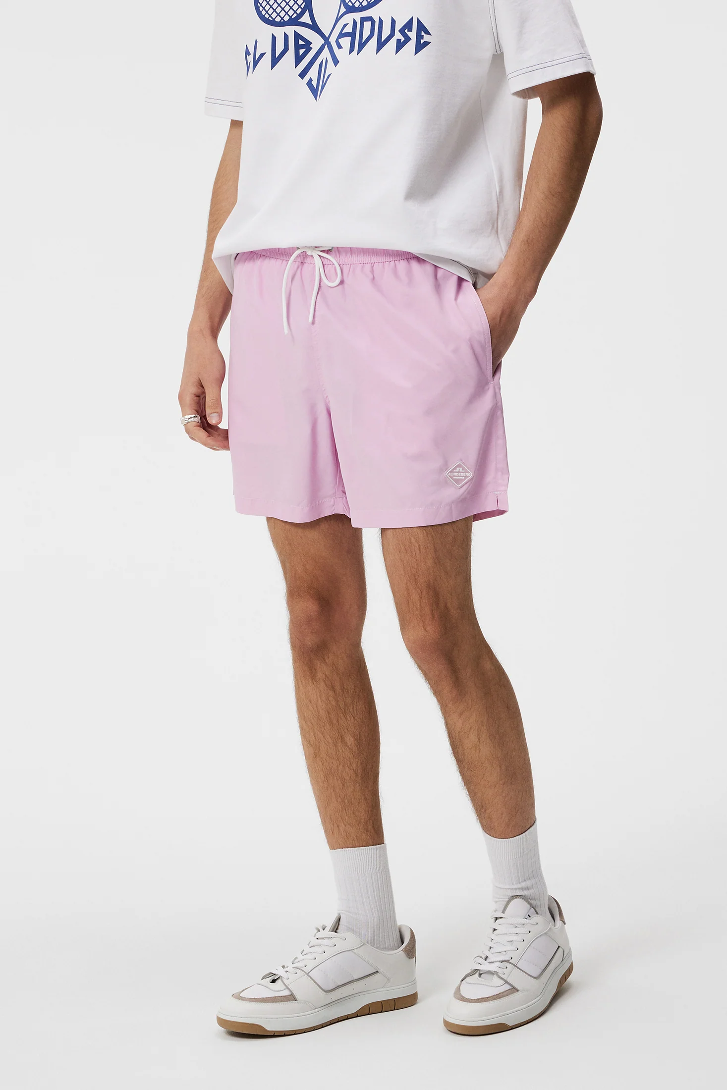 Banks Solid Swim Trunks / Pink Lavender - Image 2