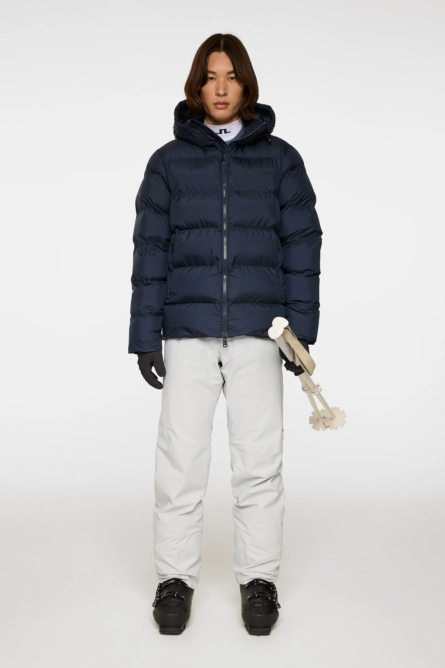 Barek Padded Jacket / JL Navy - Image 4