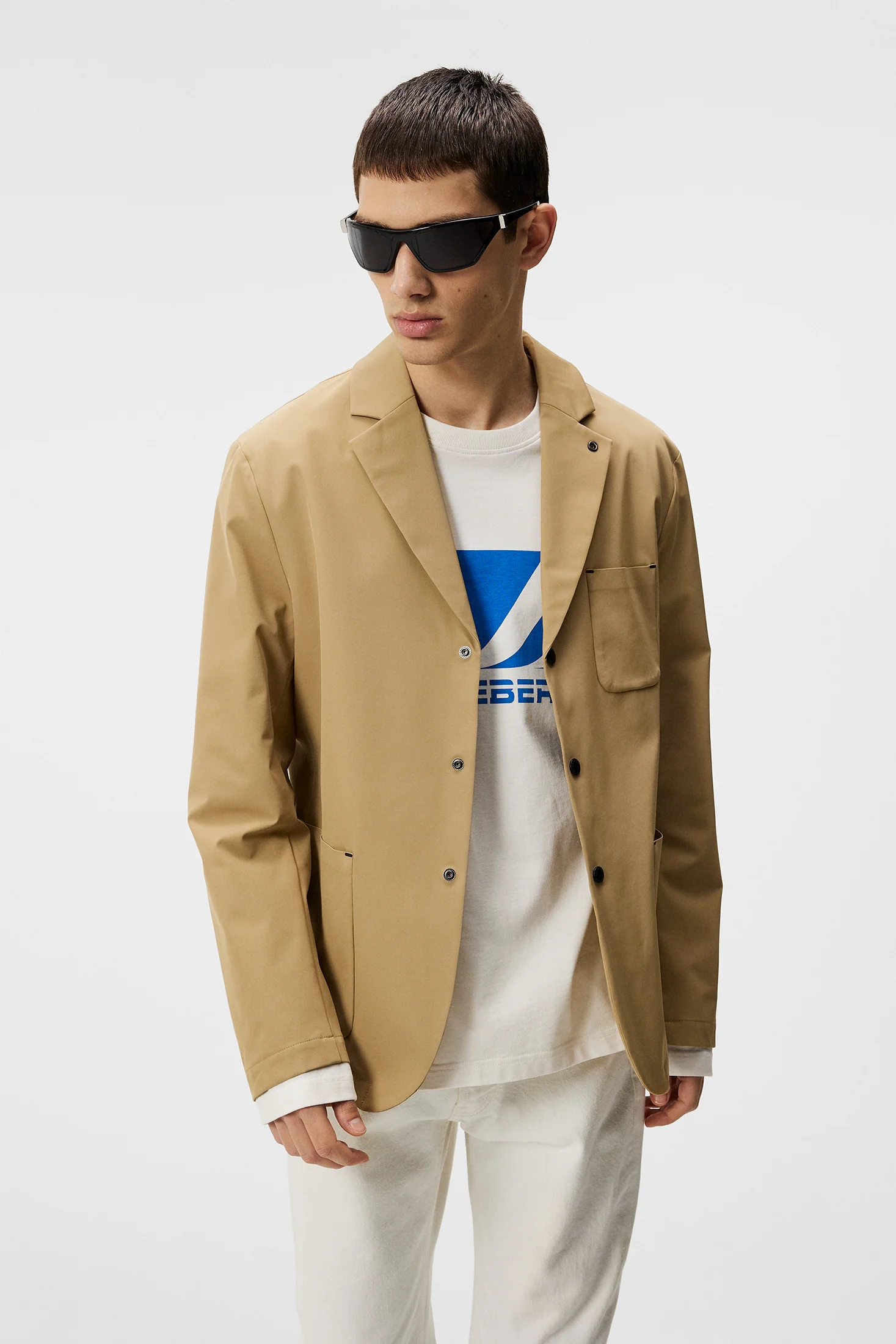 Barry Taped Blazer / Batique Khaki - Image 2