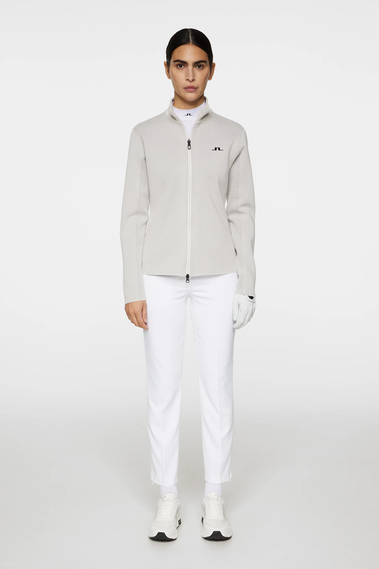 Bell Tech Knit Zip Sweater / Moonbeam - Image 5