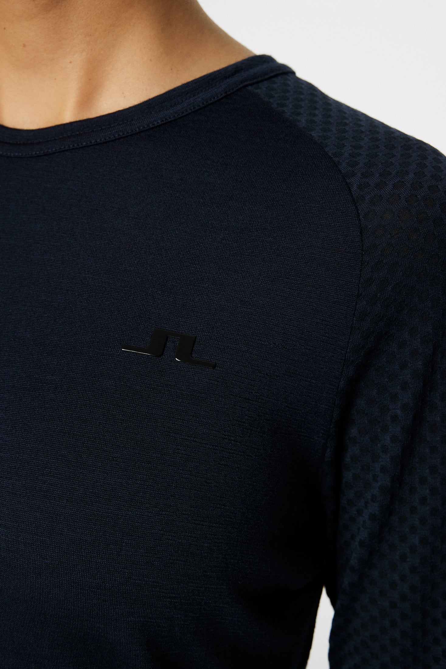 Bella Wool LS T-shirt / JL Navy - Image 6