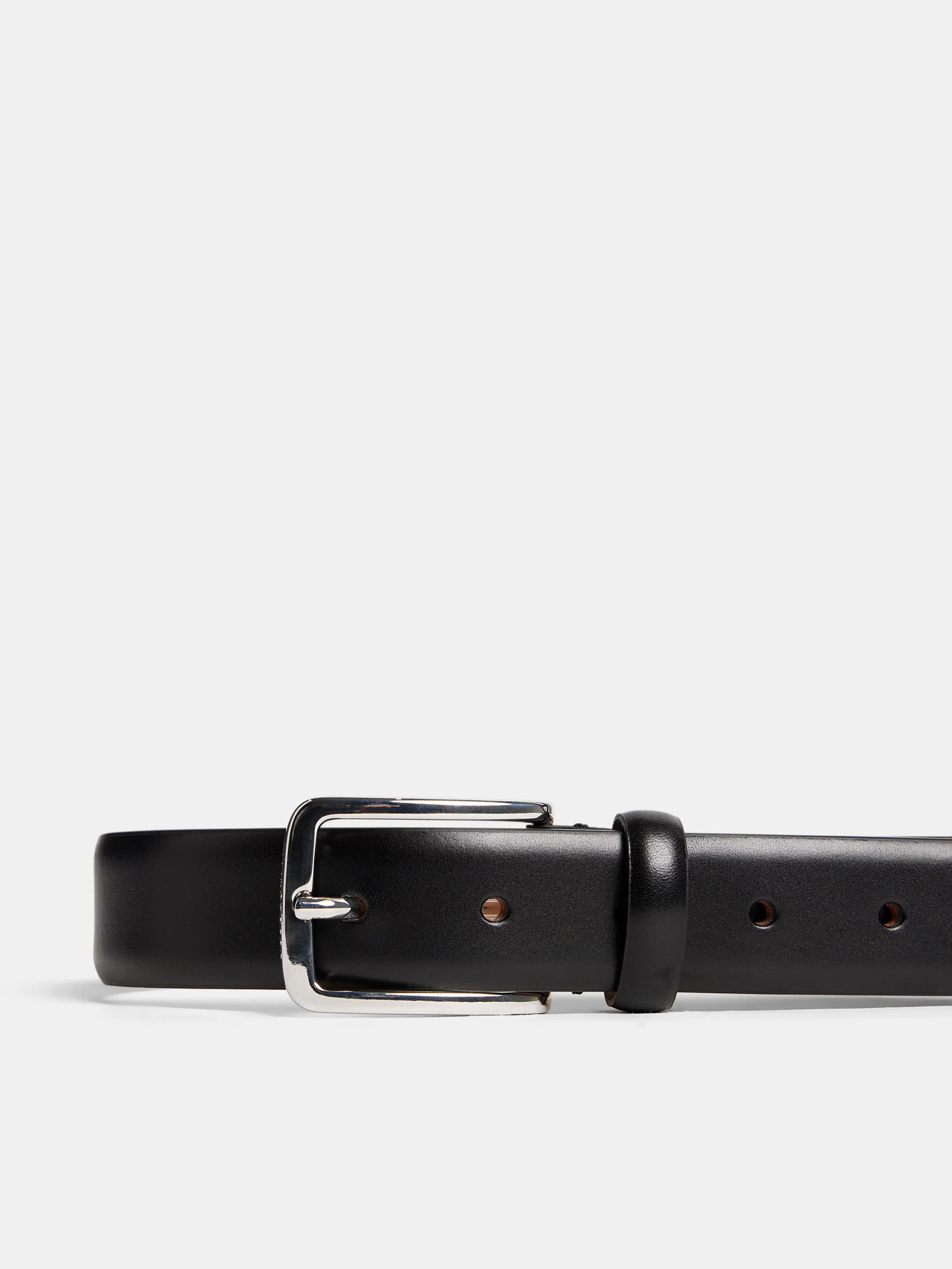 Bill Leather Belt / Black - Image 3