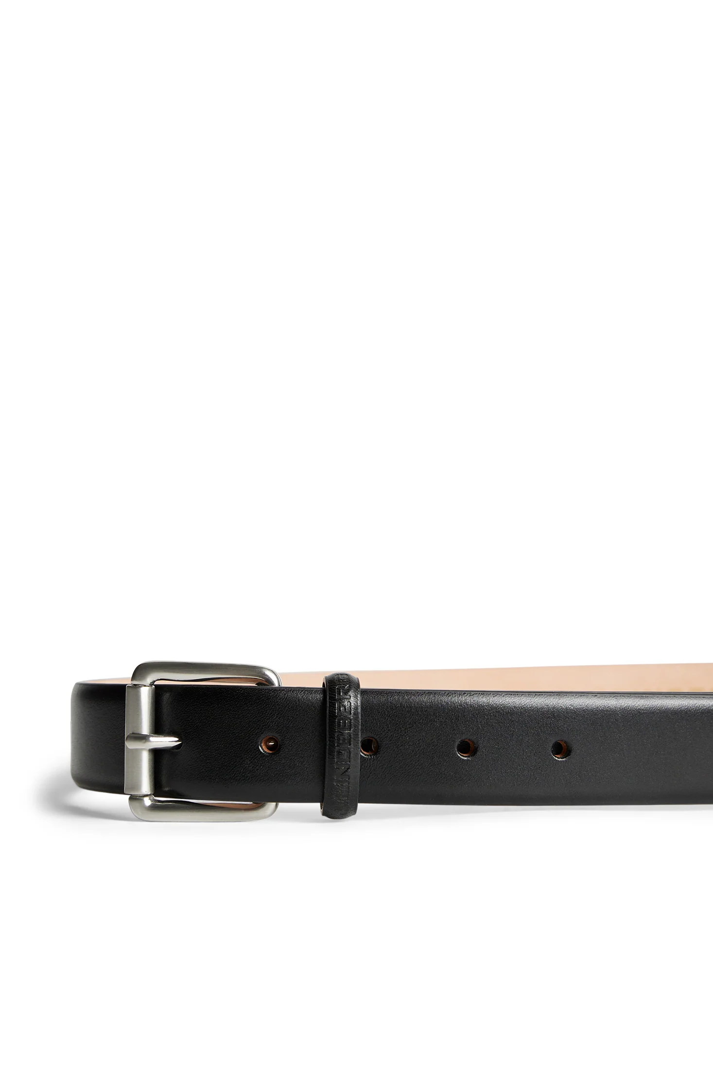 Bill Leather Belt / Black - Image 3